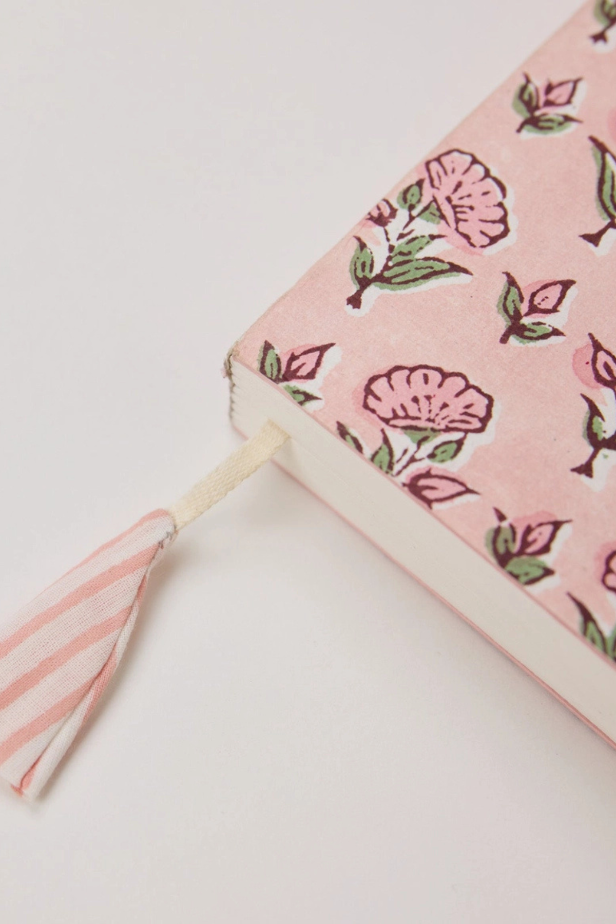 Block Printed Ruled Notebook A5 Ditsy Floral
