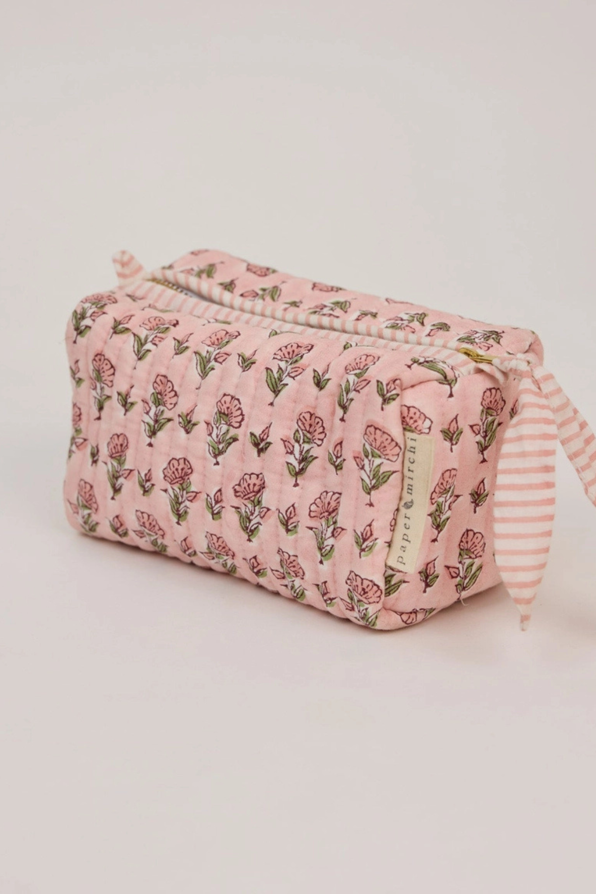 Organic Cotton Toiletry Bag Ditsy Floral