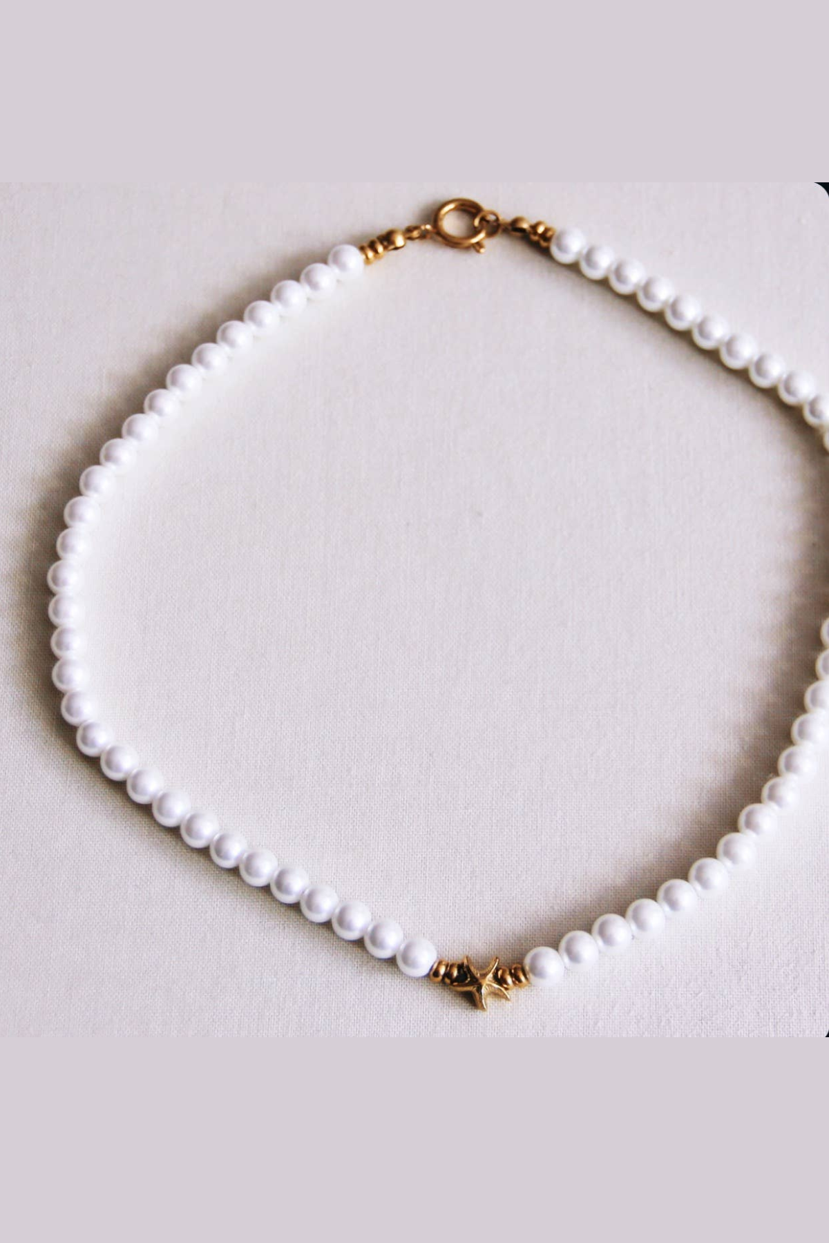 Pearl Necklace Mini Starfish