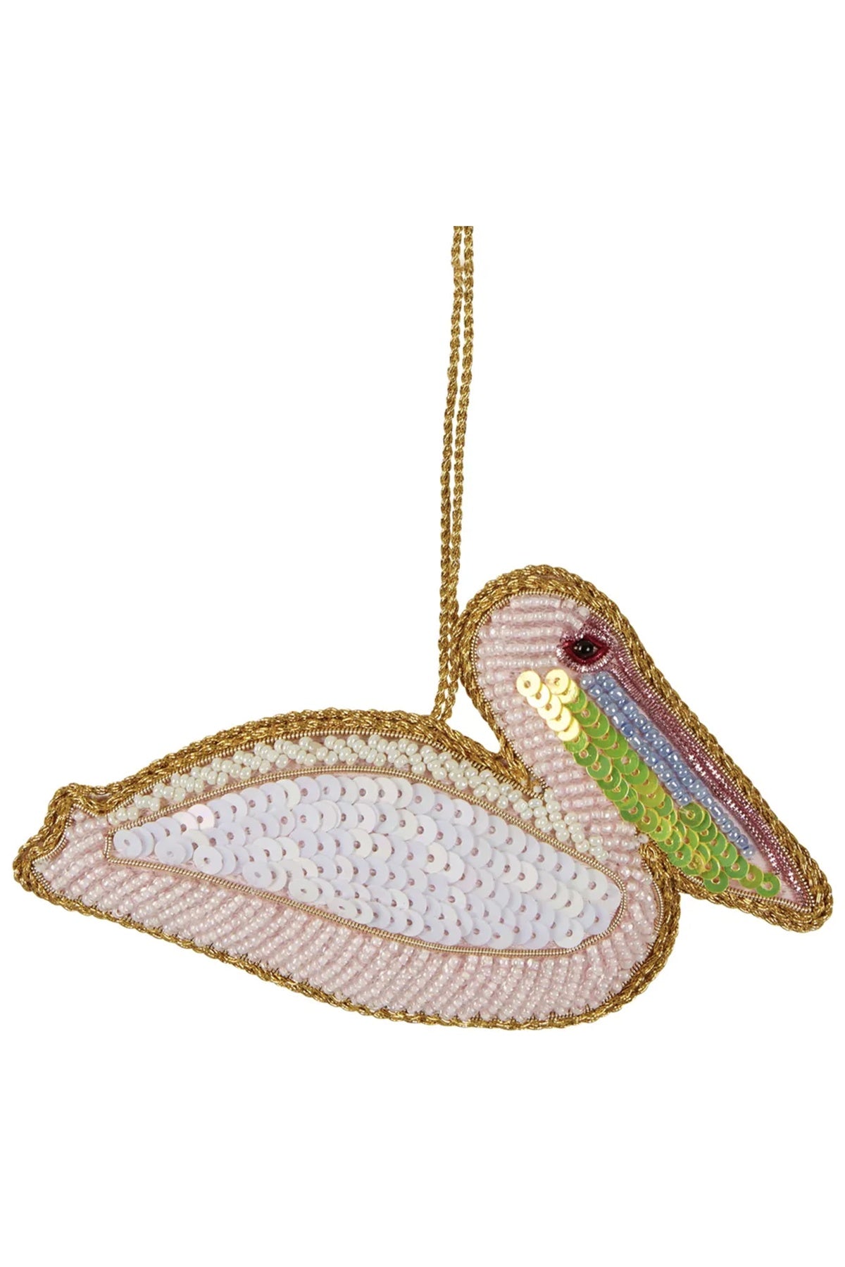 Pelican Sequin Tree Decoration