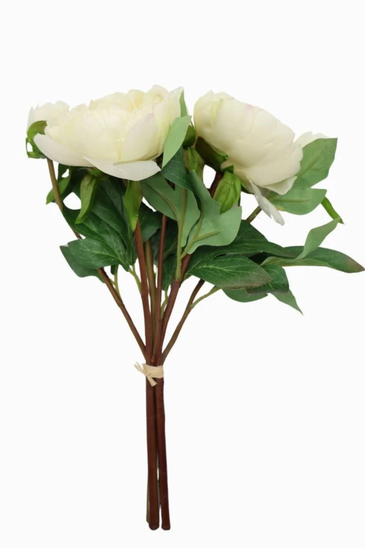 Peony Bouquet Ivory 32cm