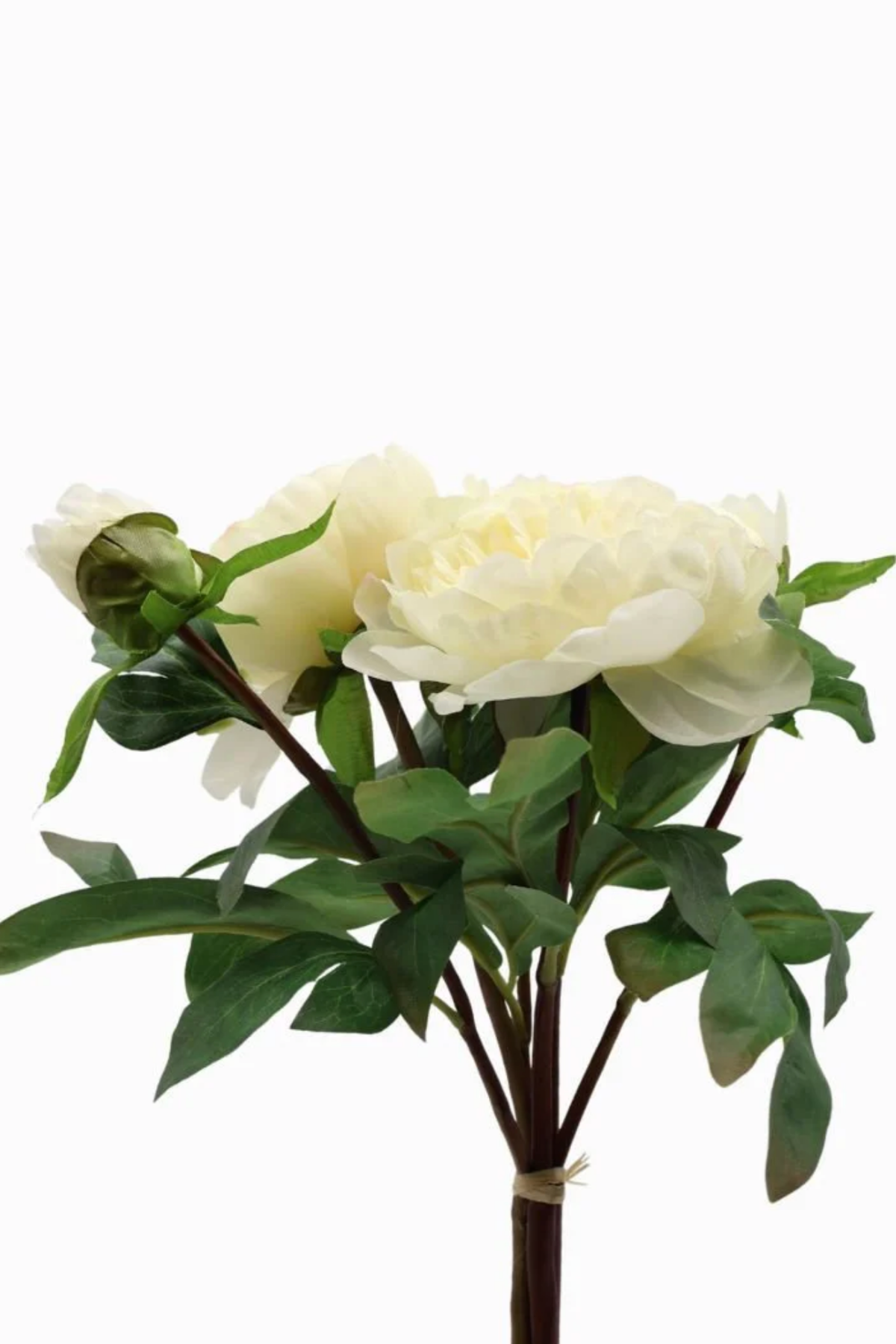 Peony Bouquet Ivory 32cm