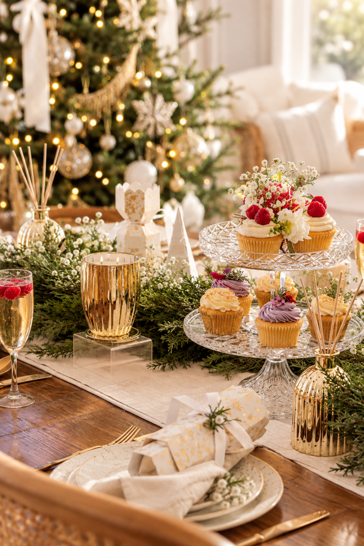Sparkling & Red Raspberries Candle 370gm