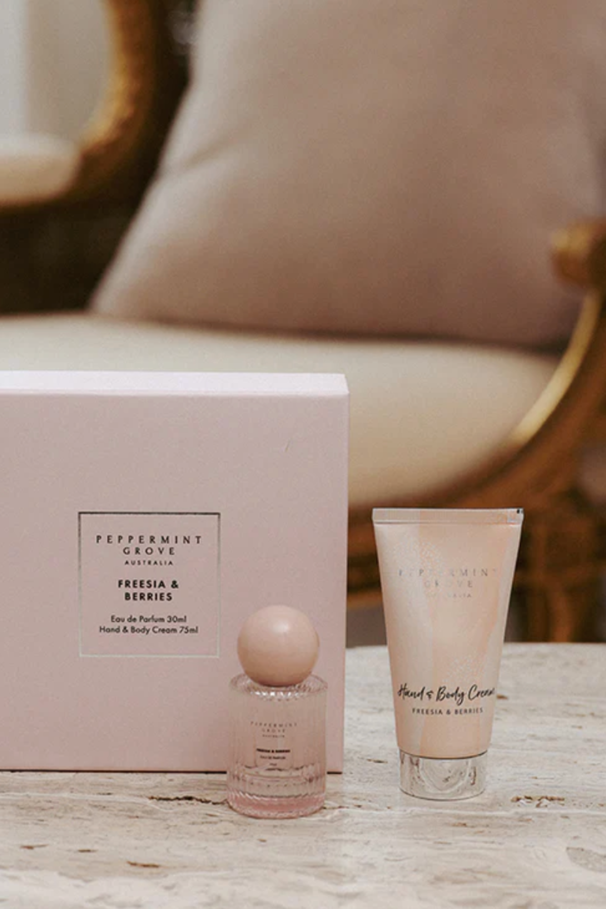 Freesia & Berries Perfume 30ml & Hand Cream Tube 75ml