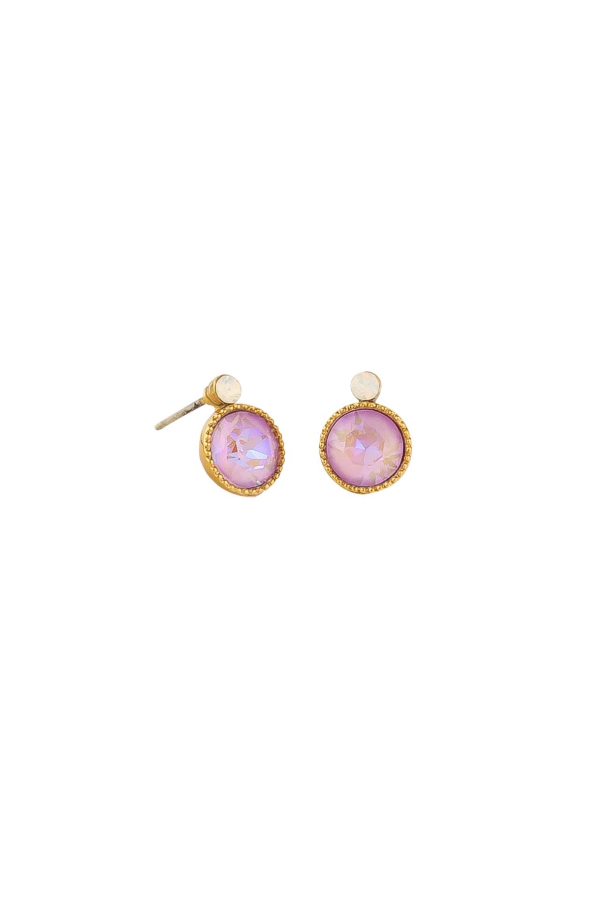 Pink Piccadilly Studs