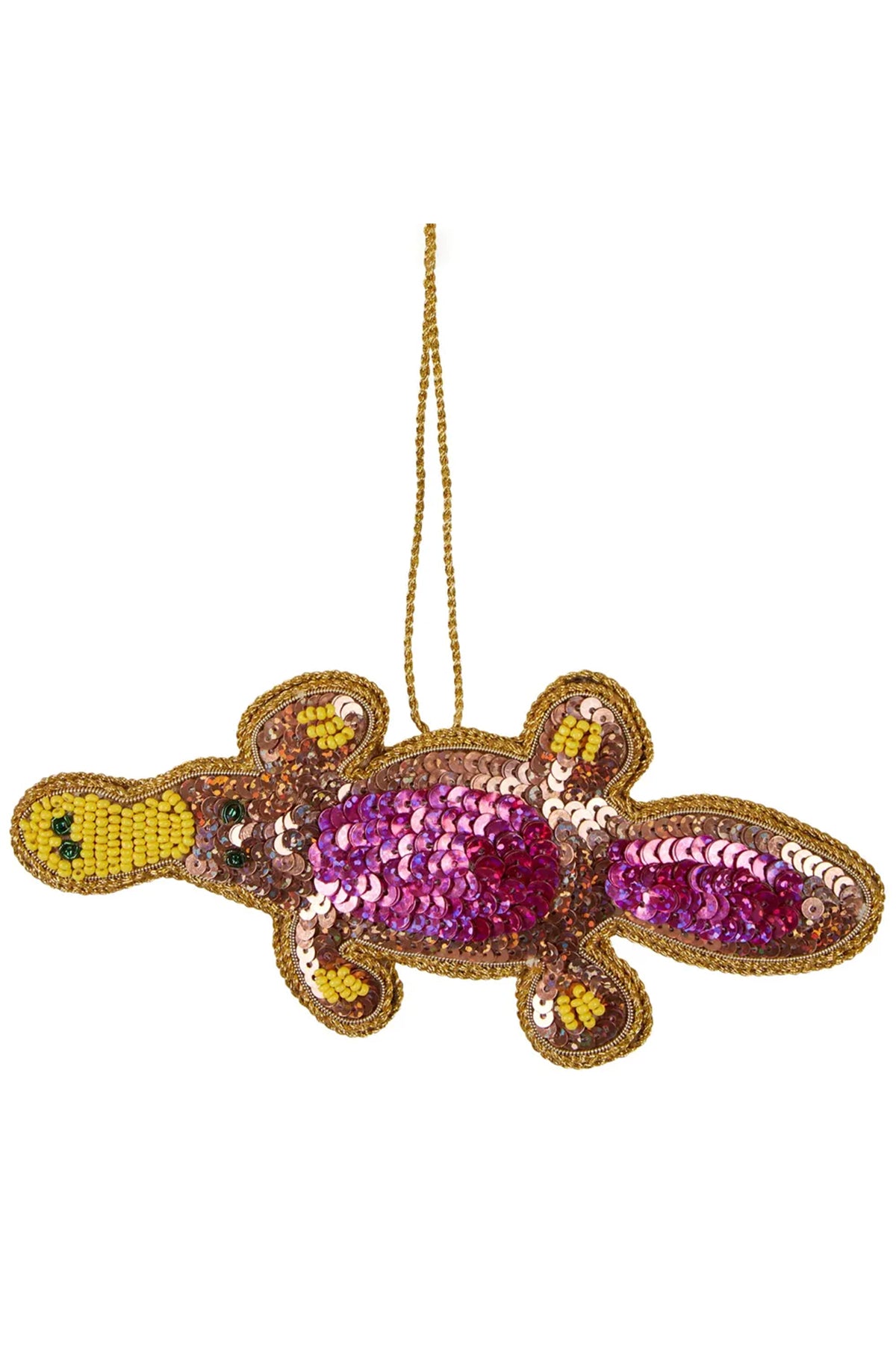 Platypus Sequin Tree Decoration