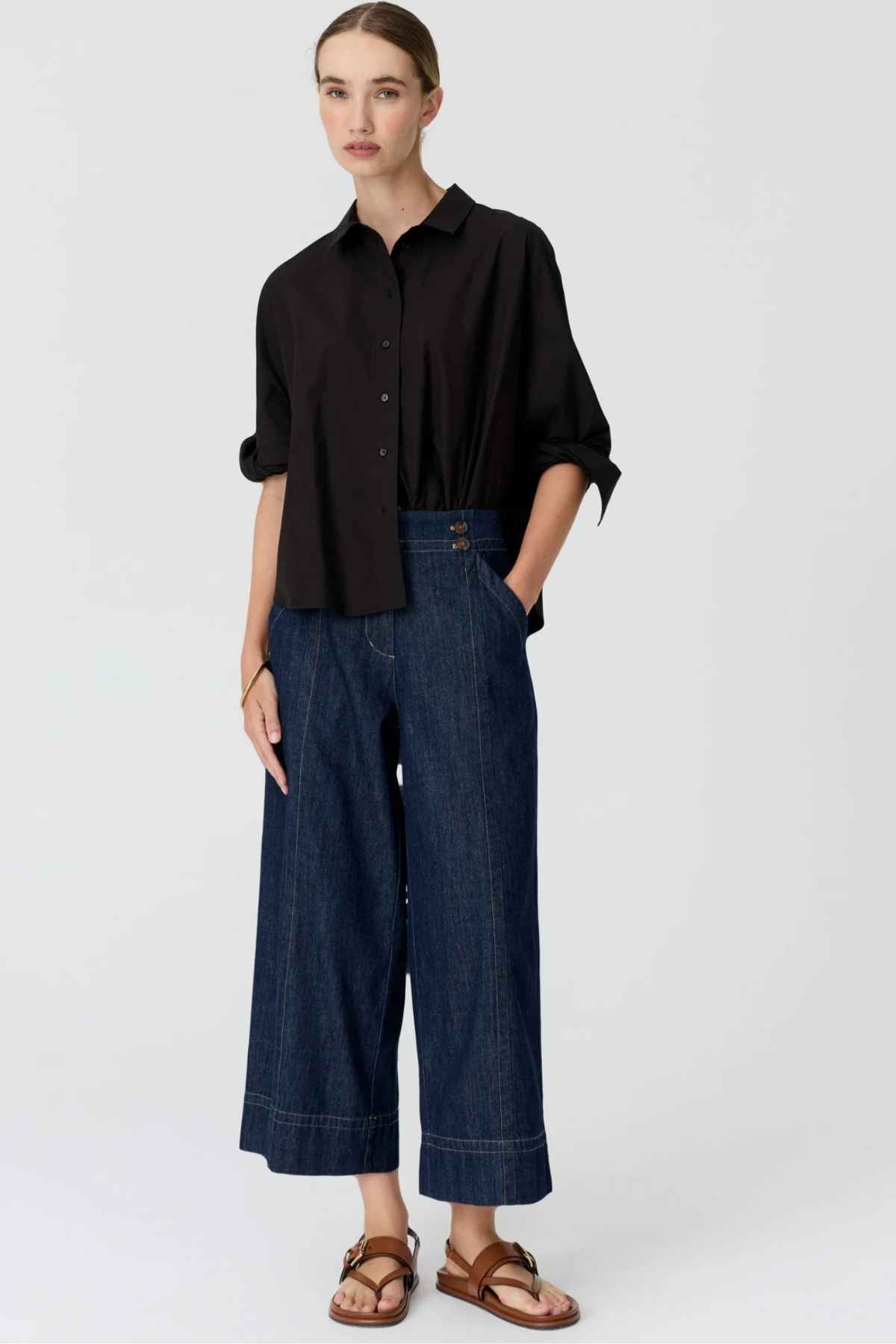 Anise Crop Pant Denim