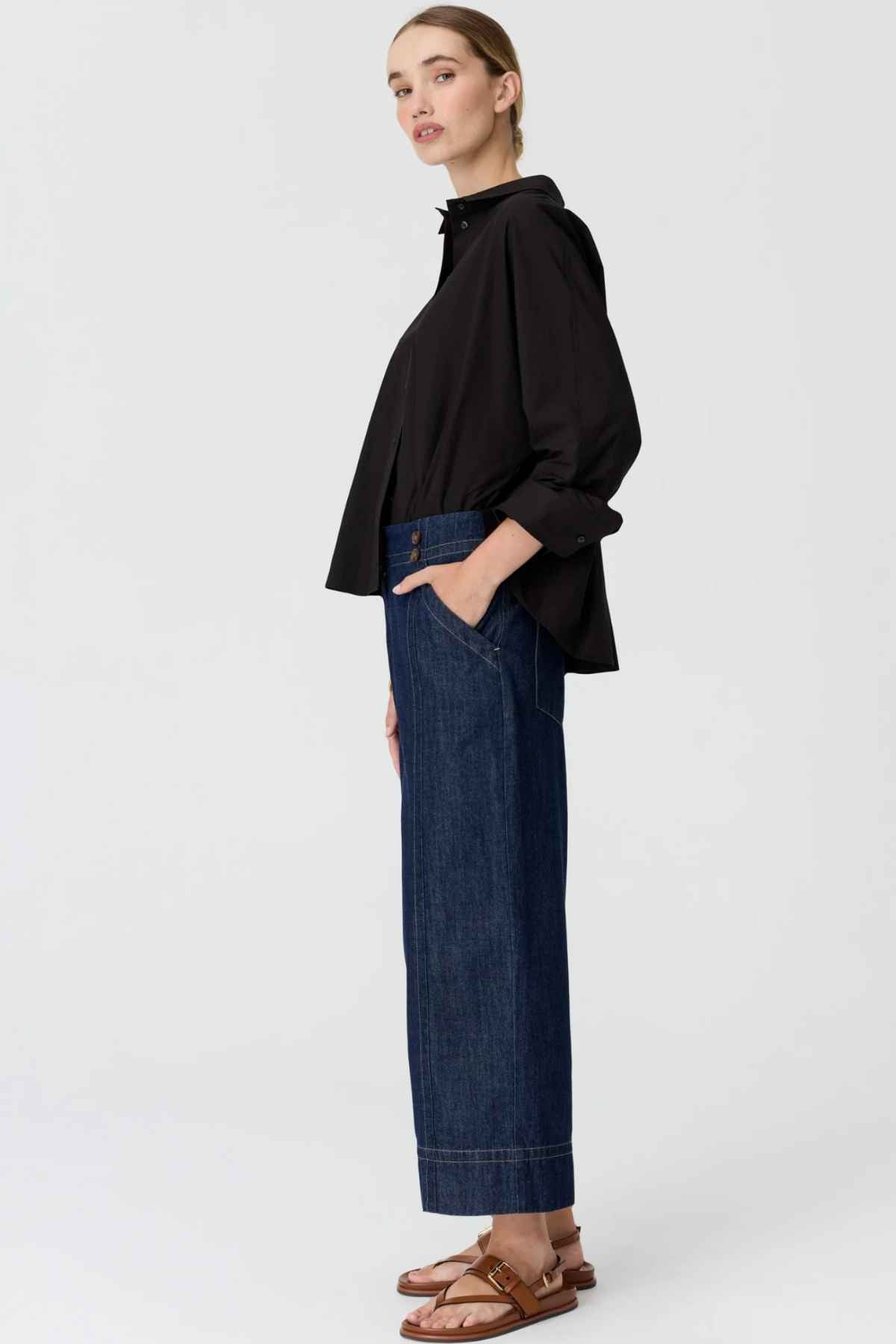 Anise Crop Pant Denim