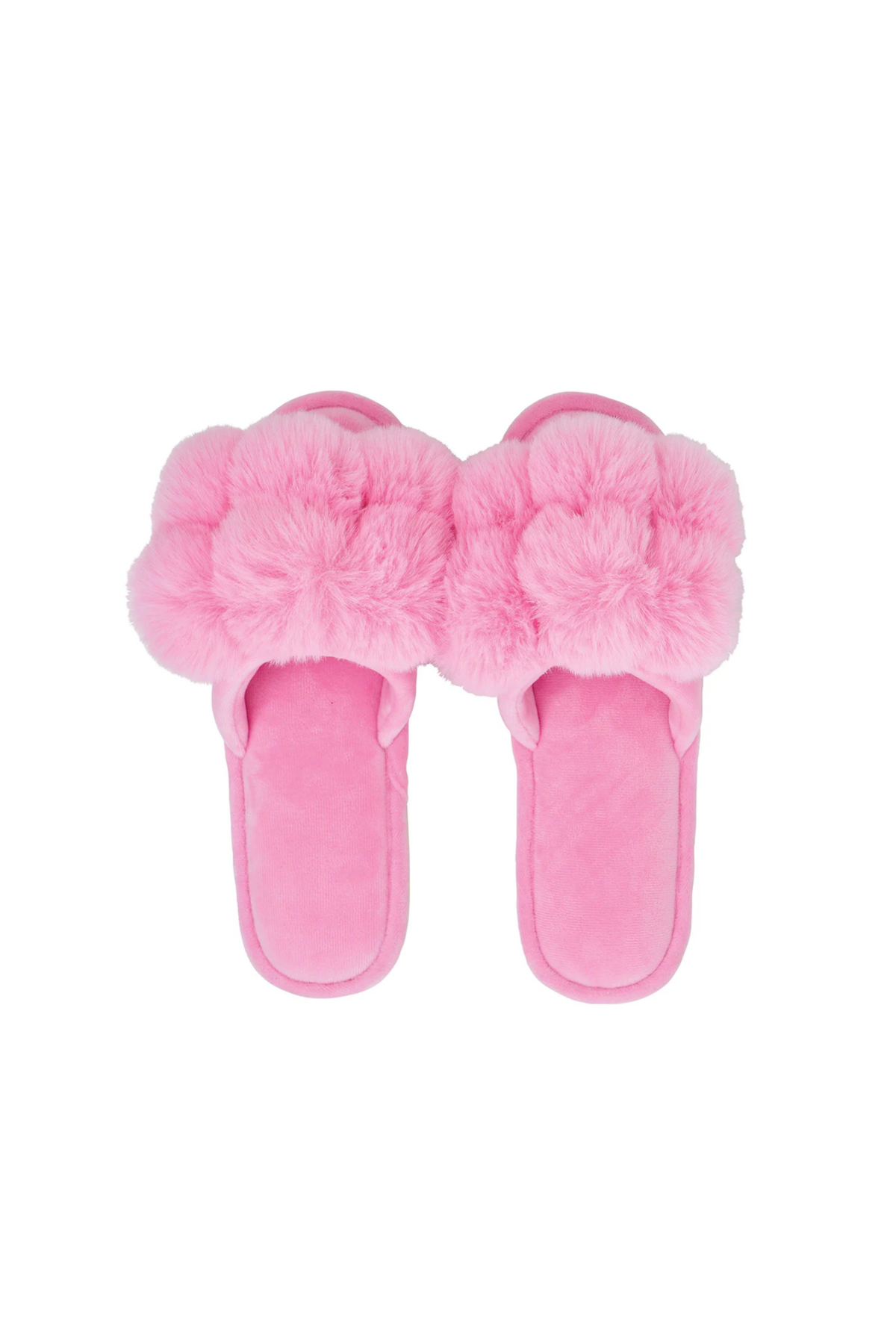 Pom Pom Slippers Cosy Luxe Candy