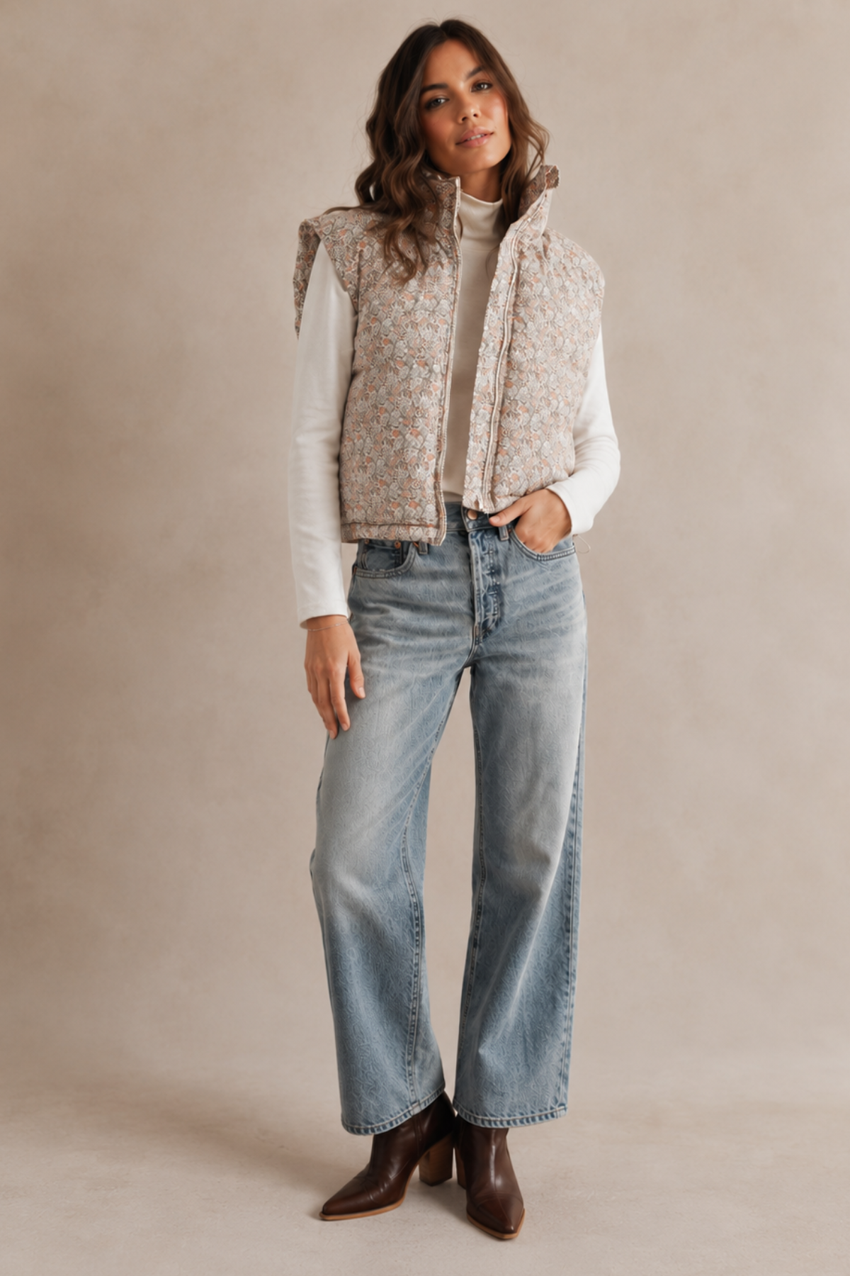 Posy Quilted Puffer Vest