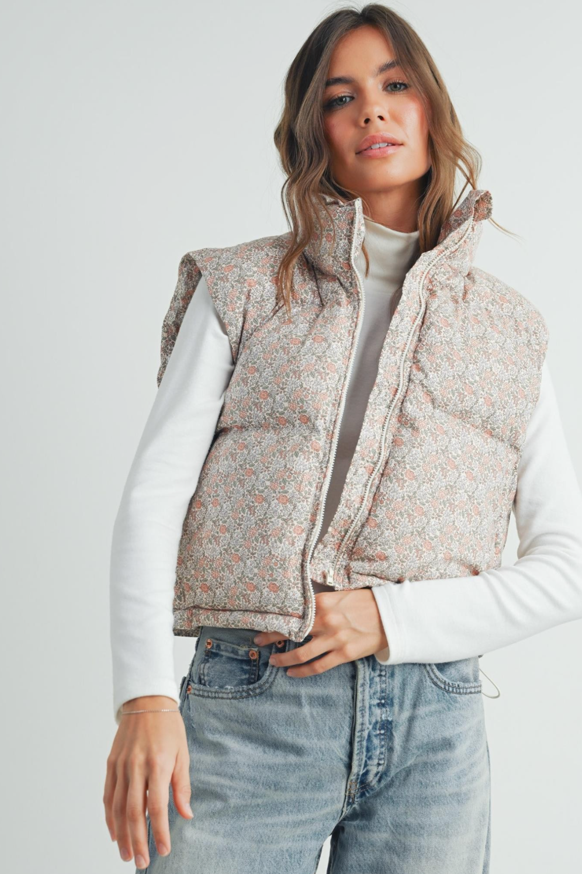 Posy Quilted Puffer Vest