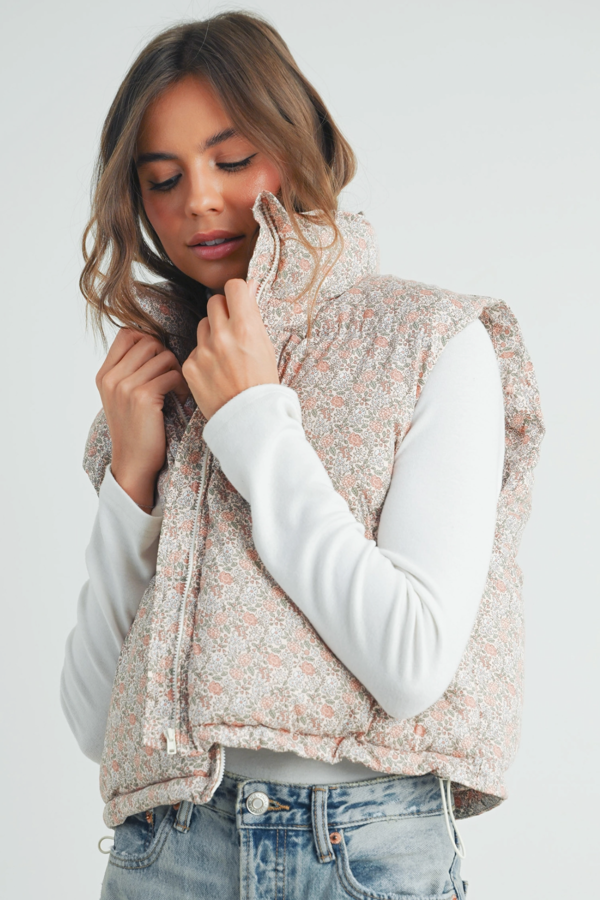 Posy Quilted Puffer Vest