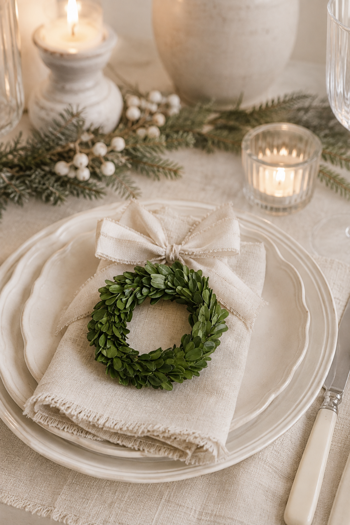 Preserved Boxwood Mini Wreath