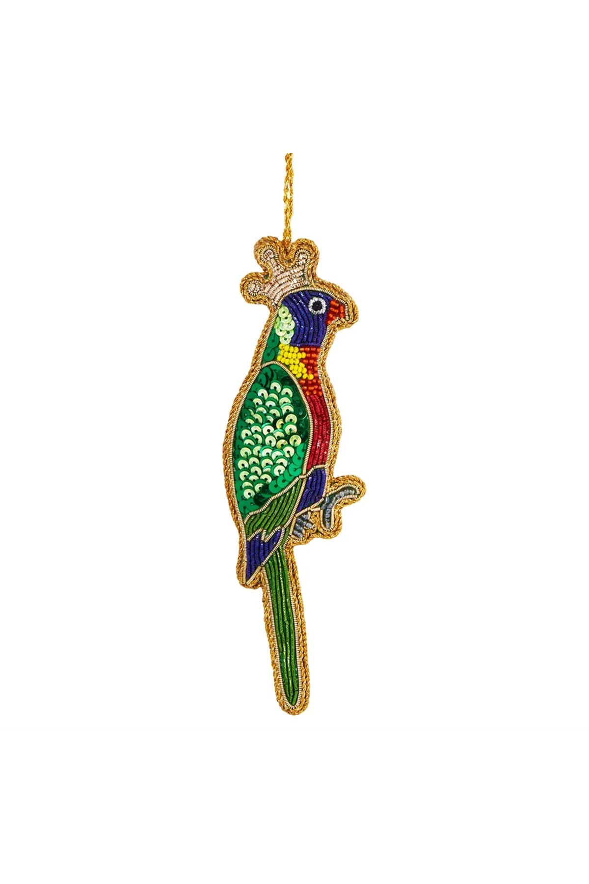 Queen Lorikeet Sequin Tree Decoration