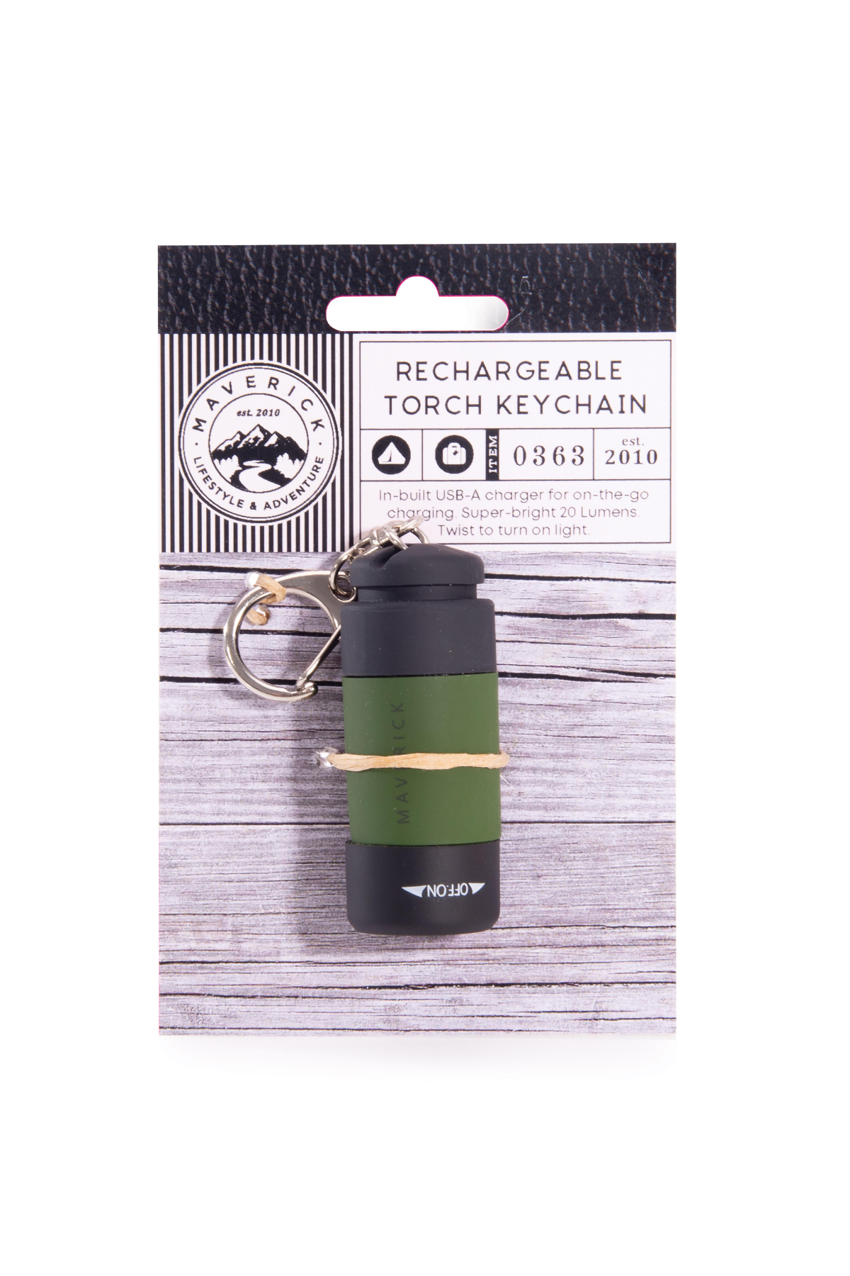 Rechargeable Torch Keychain