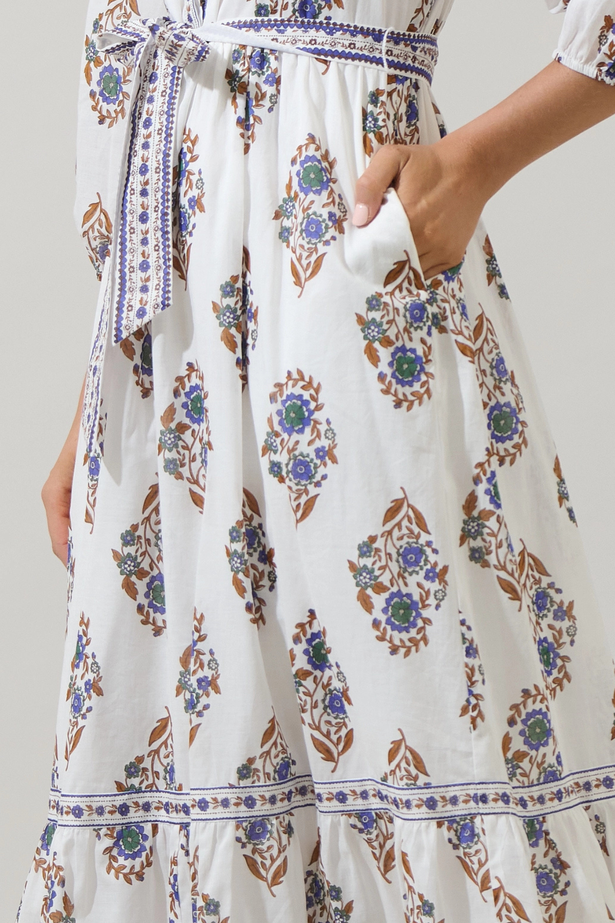Rennie Floral Midi Dress