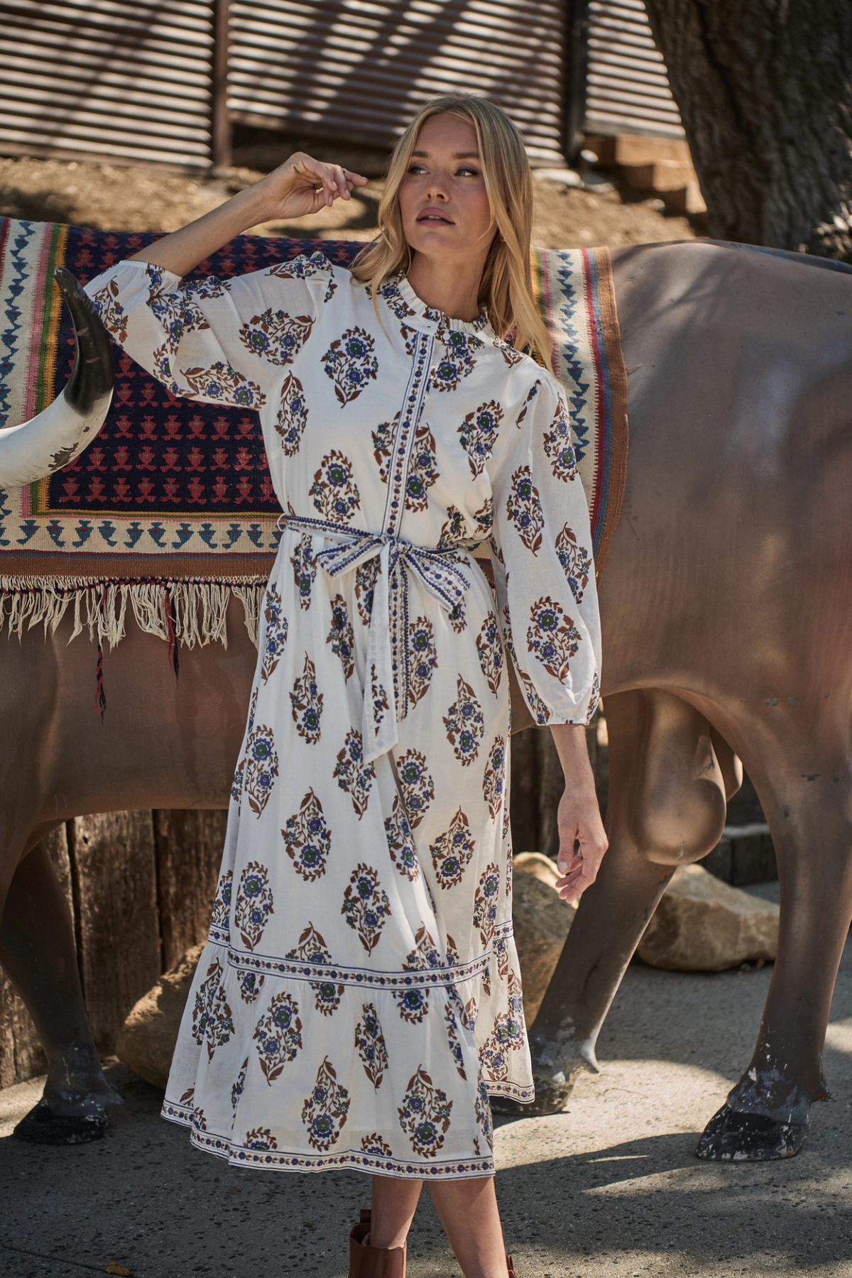 Rennie Floral Midi Dress