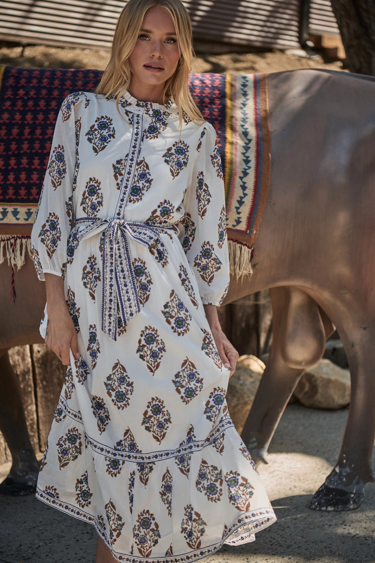 Rennie Floral Midi Dress