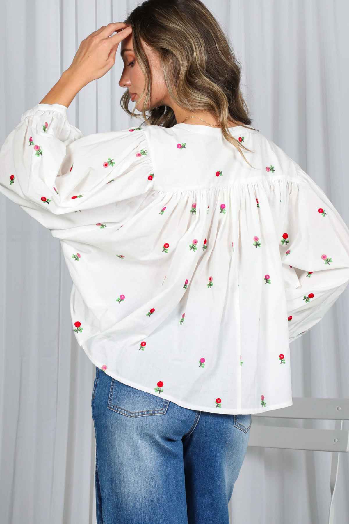 Rosebud Sprig Blouse