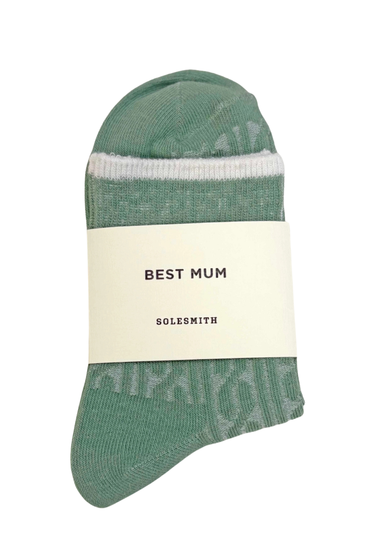 Best Mum Cable Knit Socks Green
