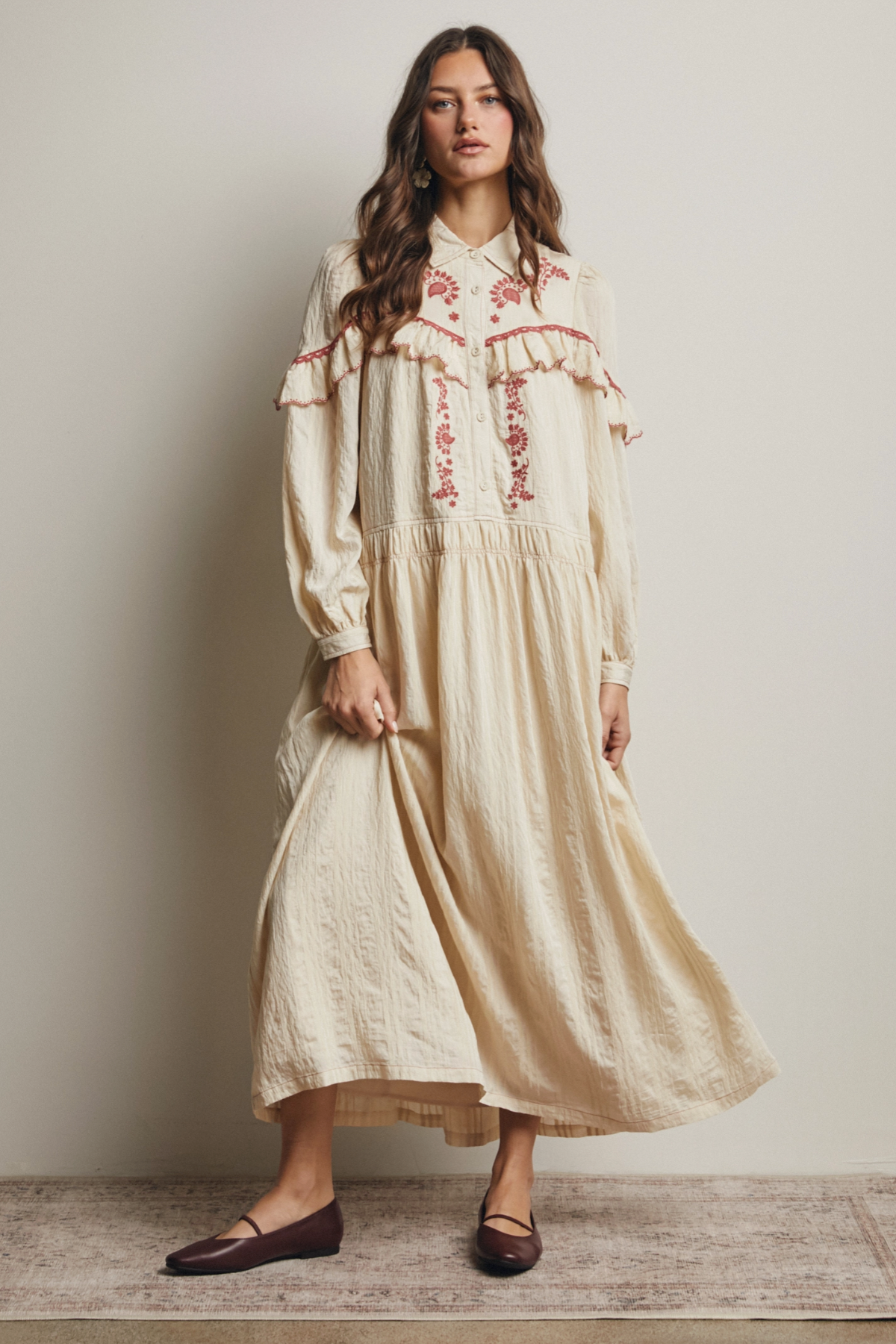 Songbird Dress Ecru