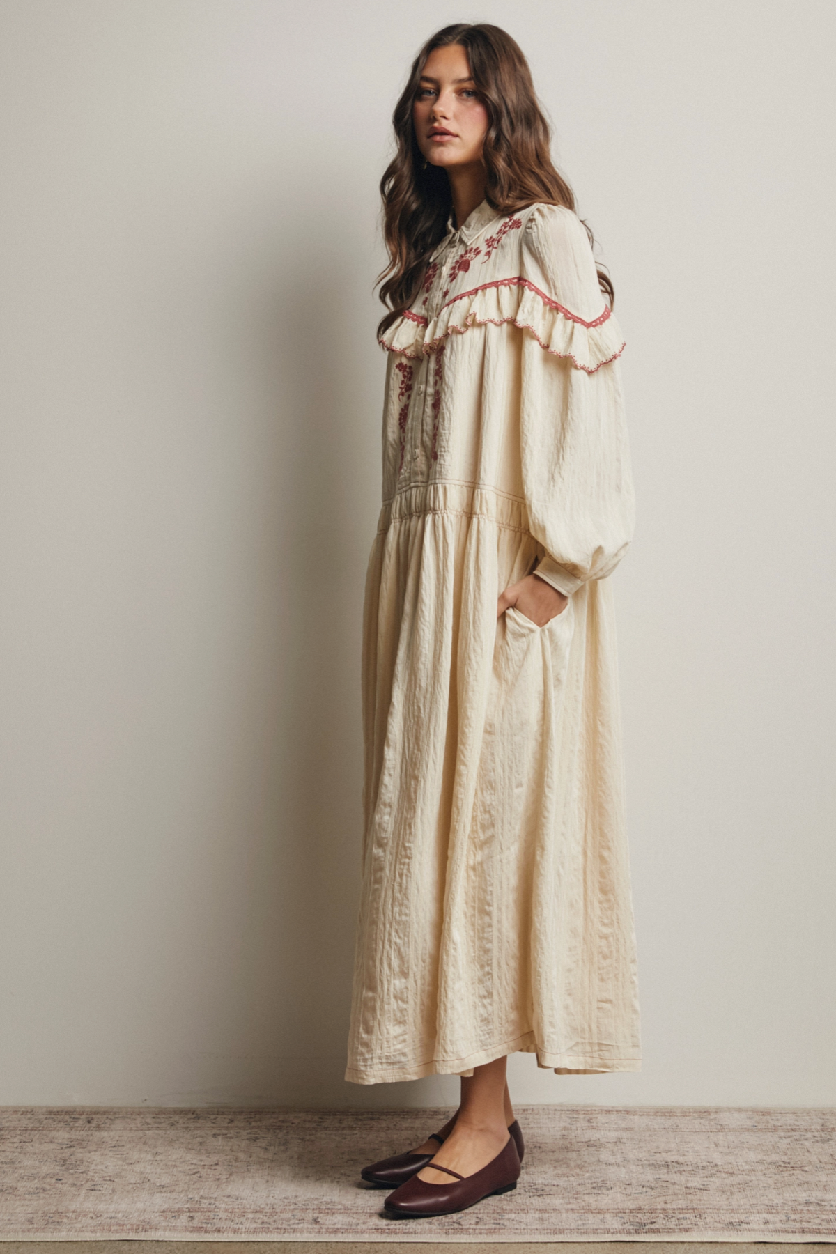 Songbird Dress Ecru