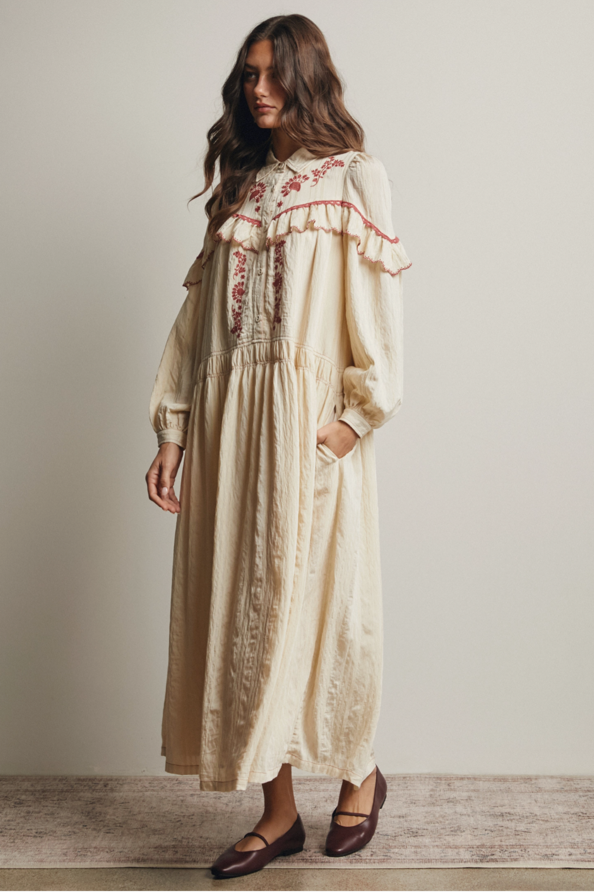 Songbird Dress Ecru