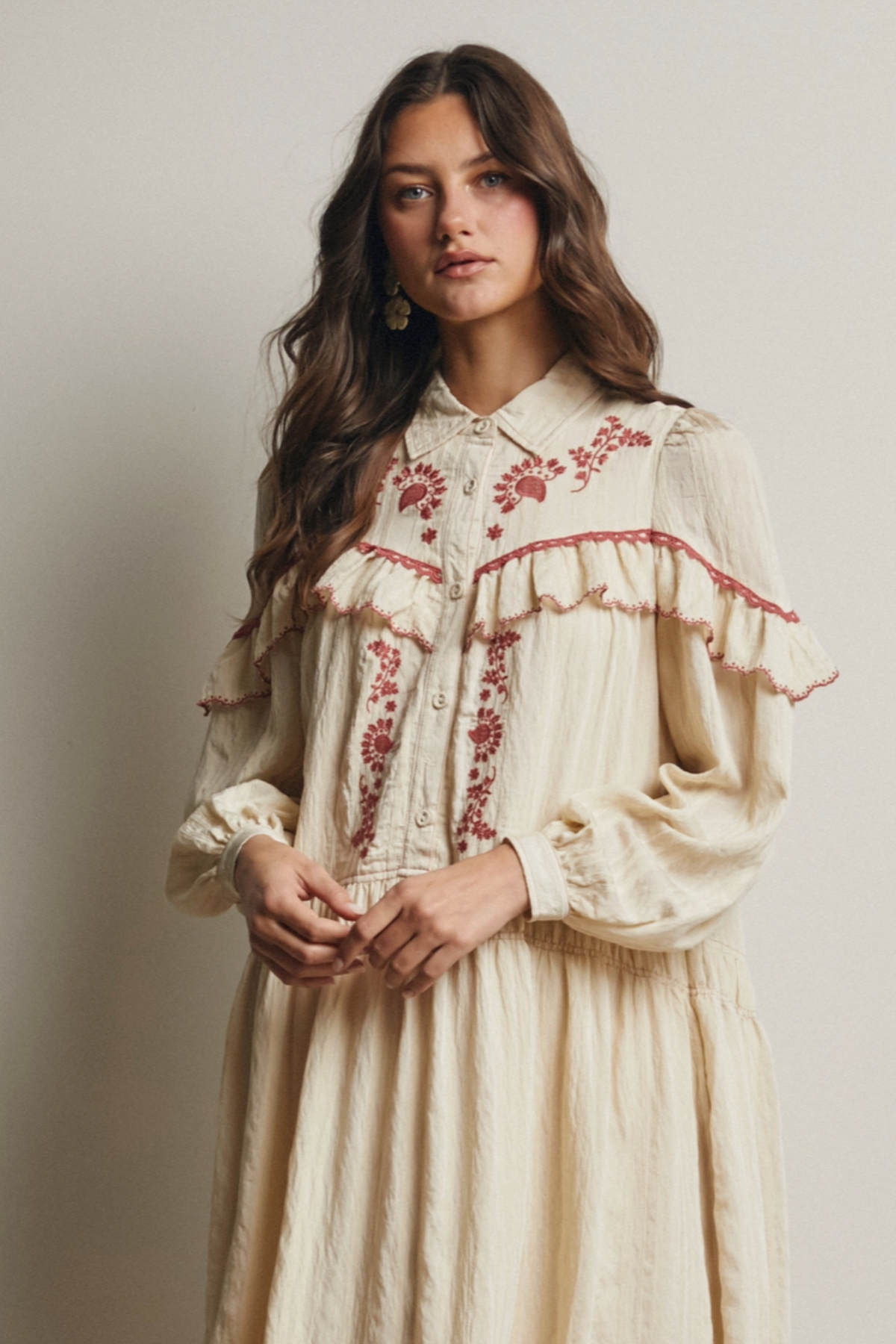 Songbird Dress Ecru