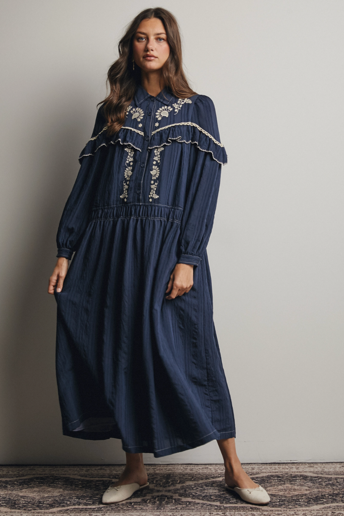 Songbird Dress Navy