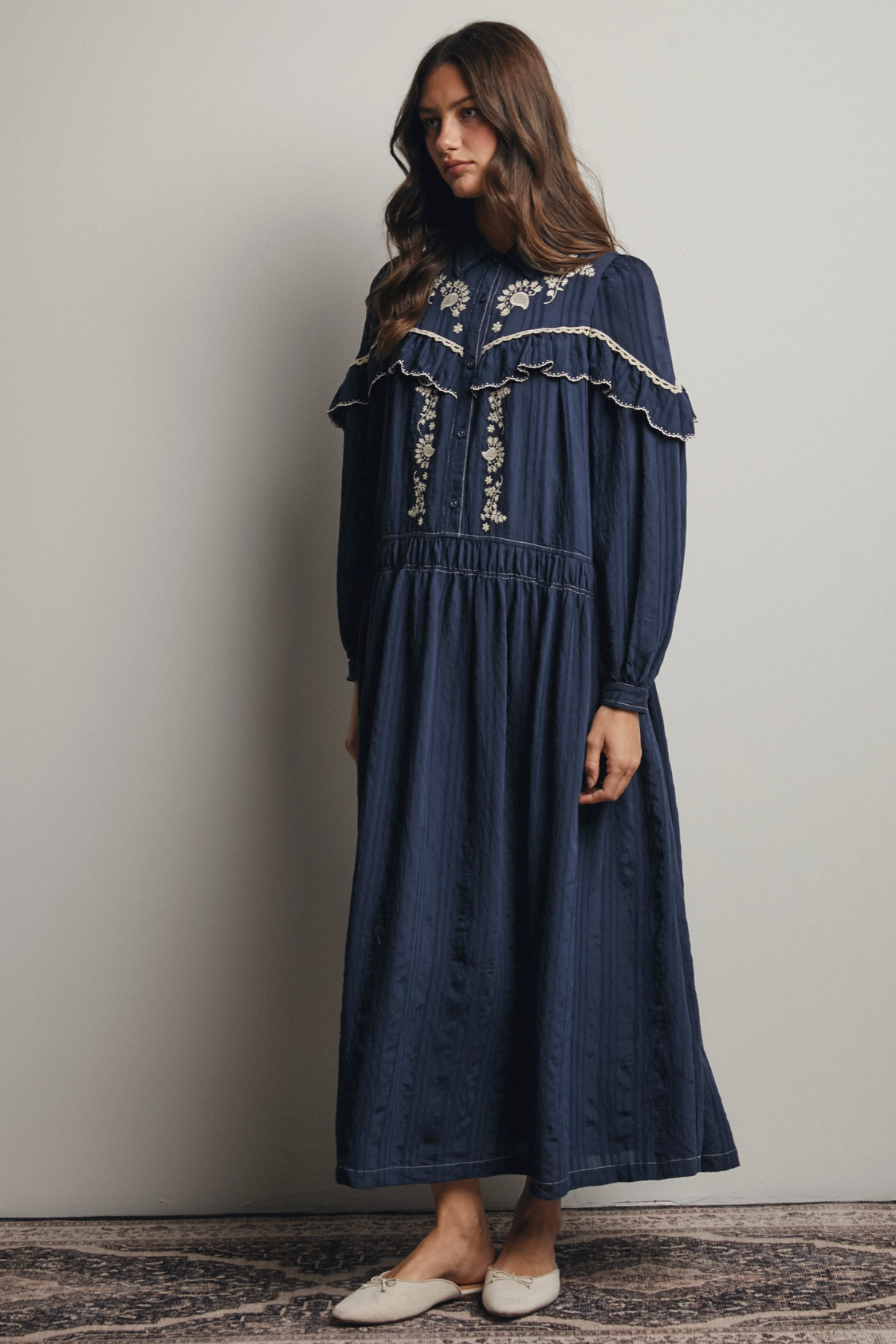 Songbird Dress Navy