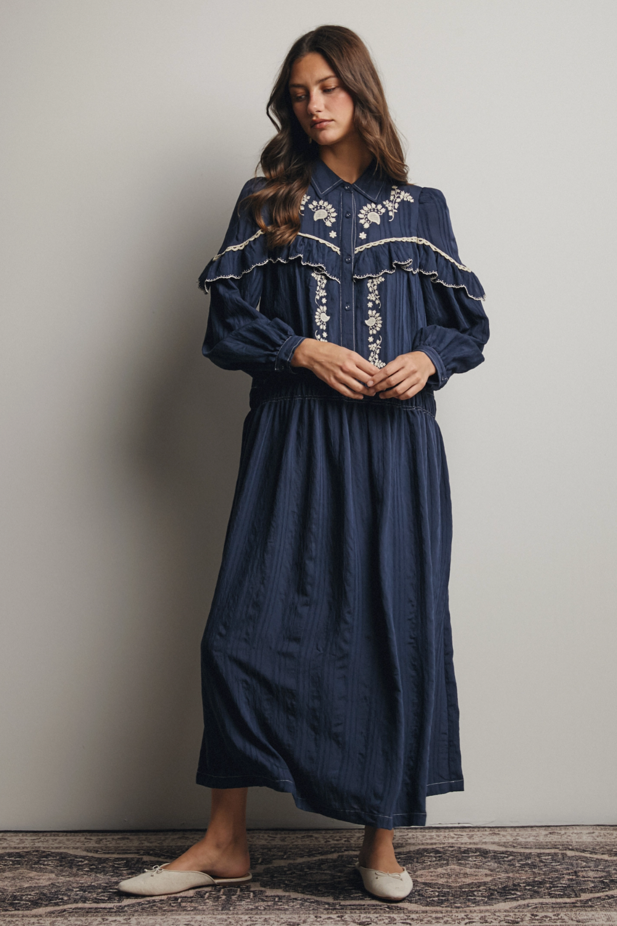Songbird Dress Navy