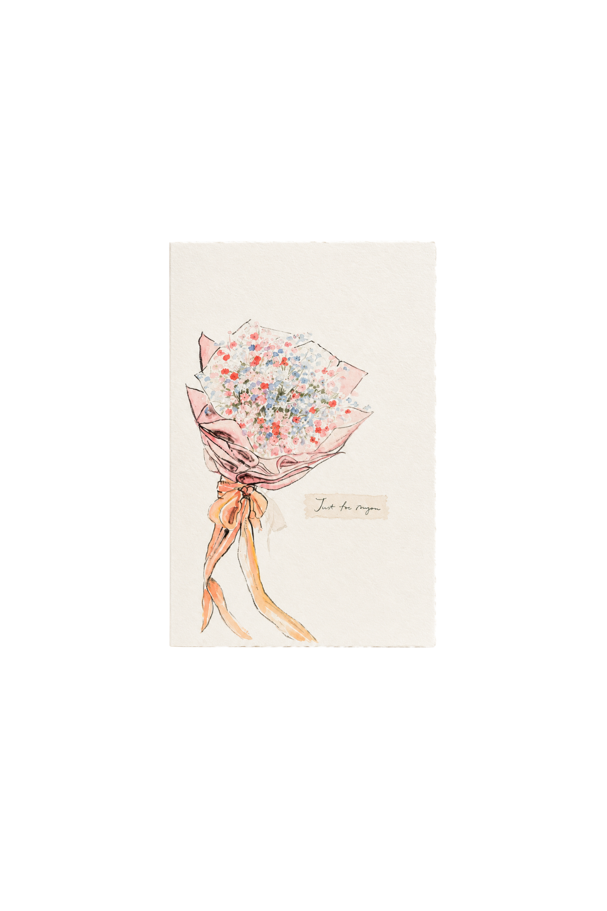 Just To Say Thank You Card