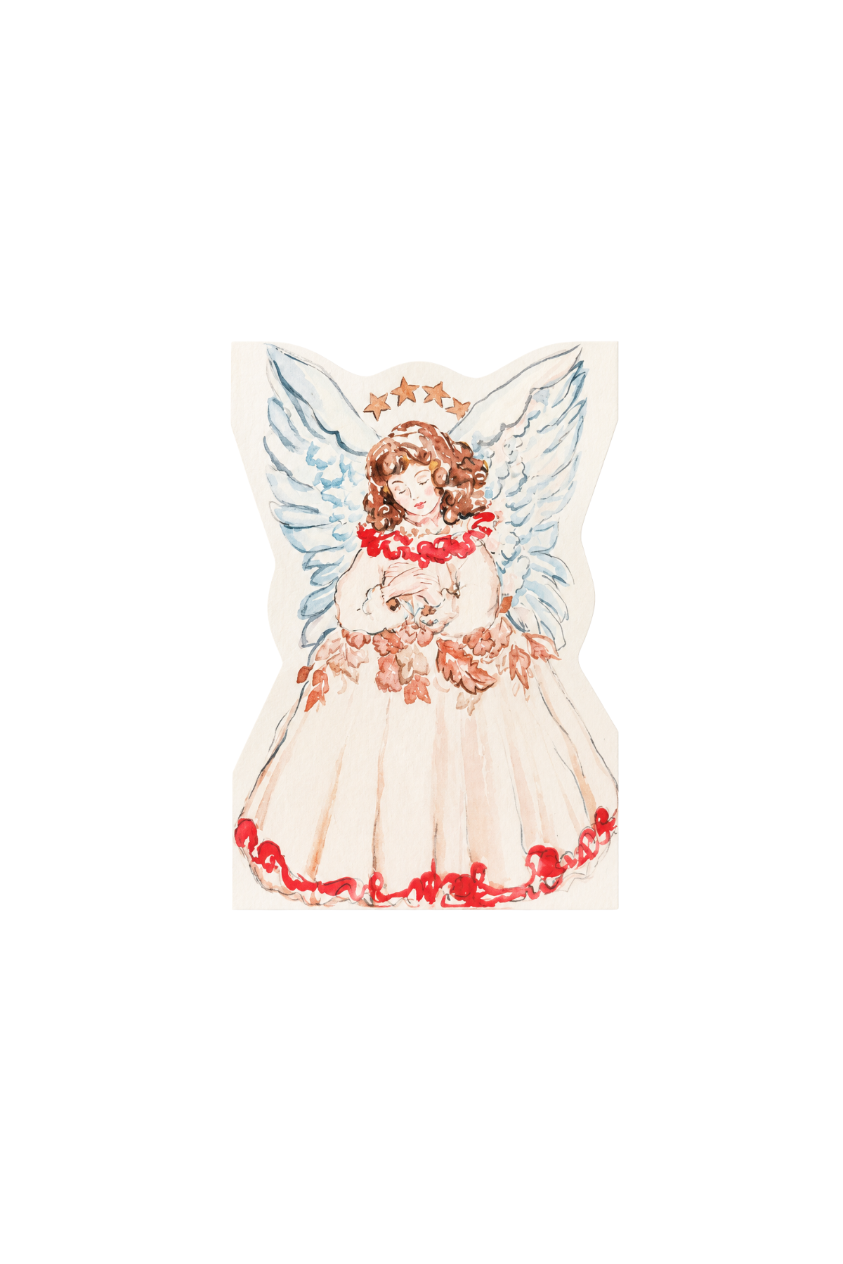 Merry Angel Christmas Card