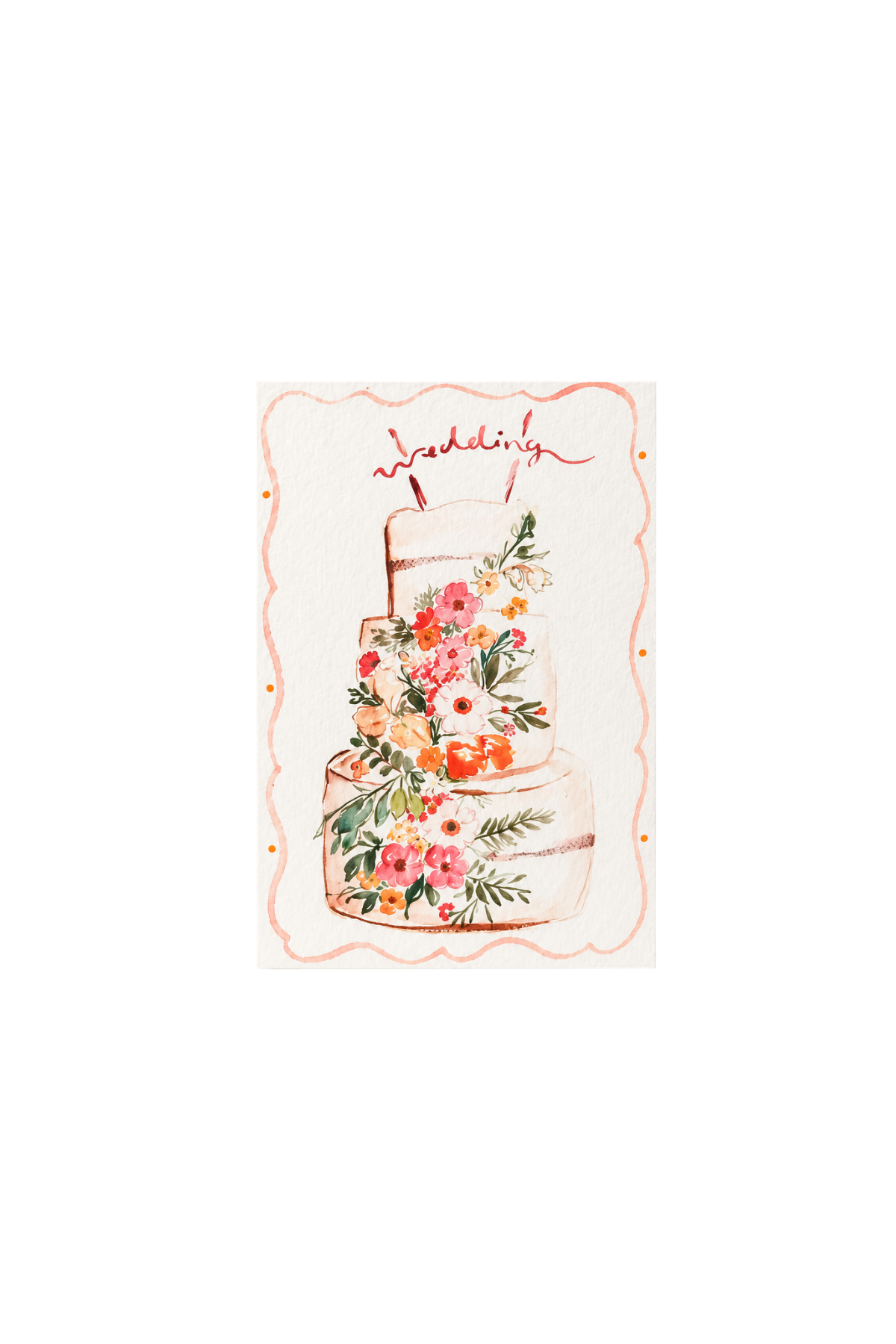 Wedding Cake Card