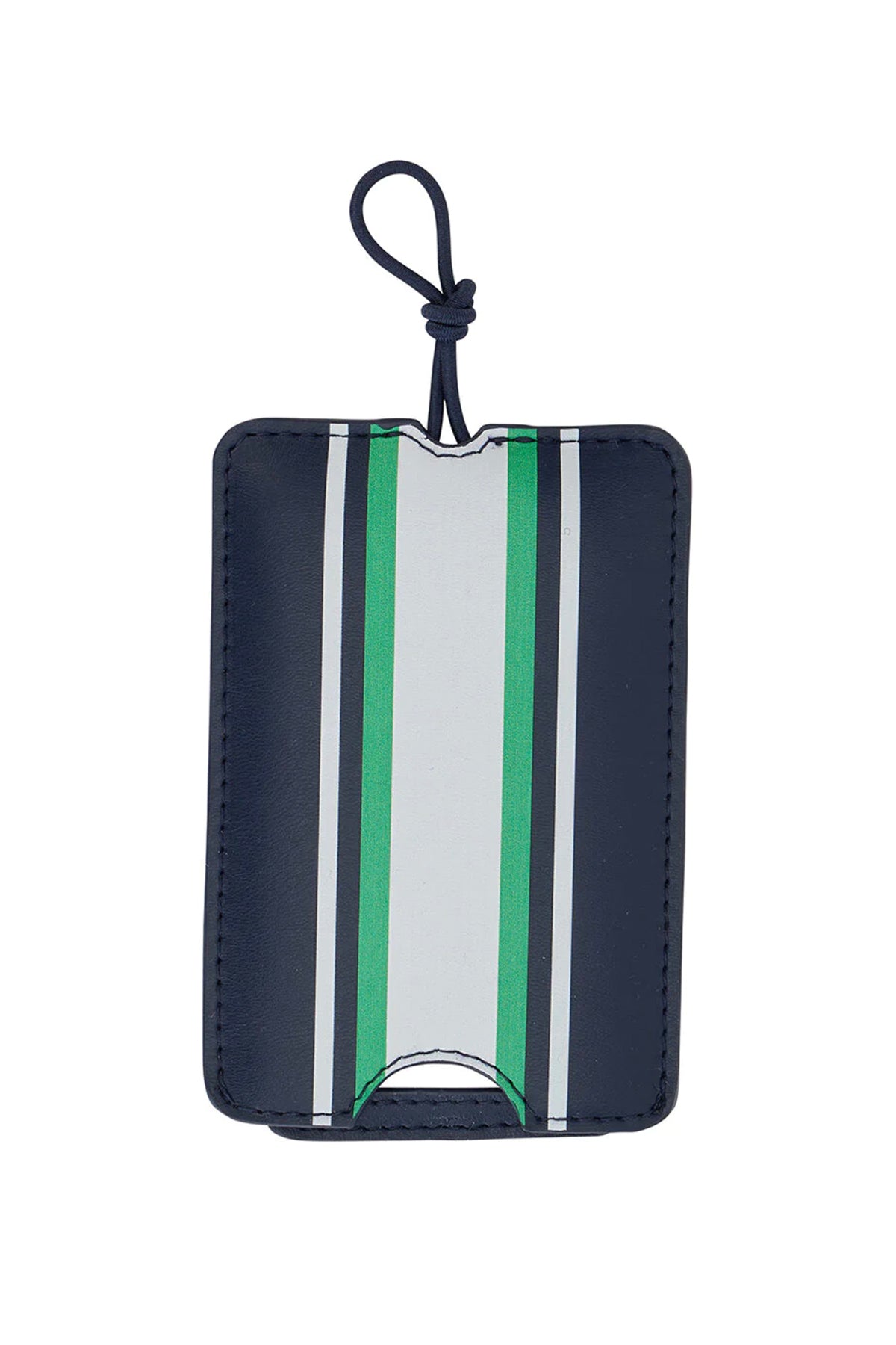Stripe Luggage Tag Navy