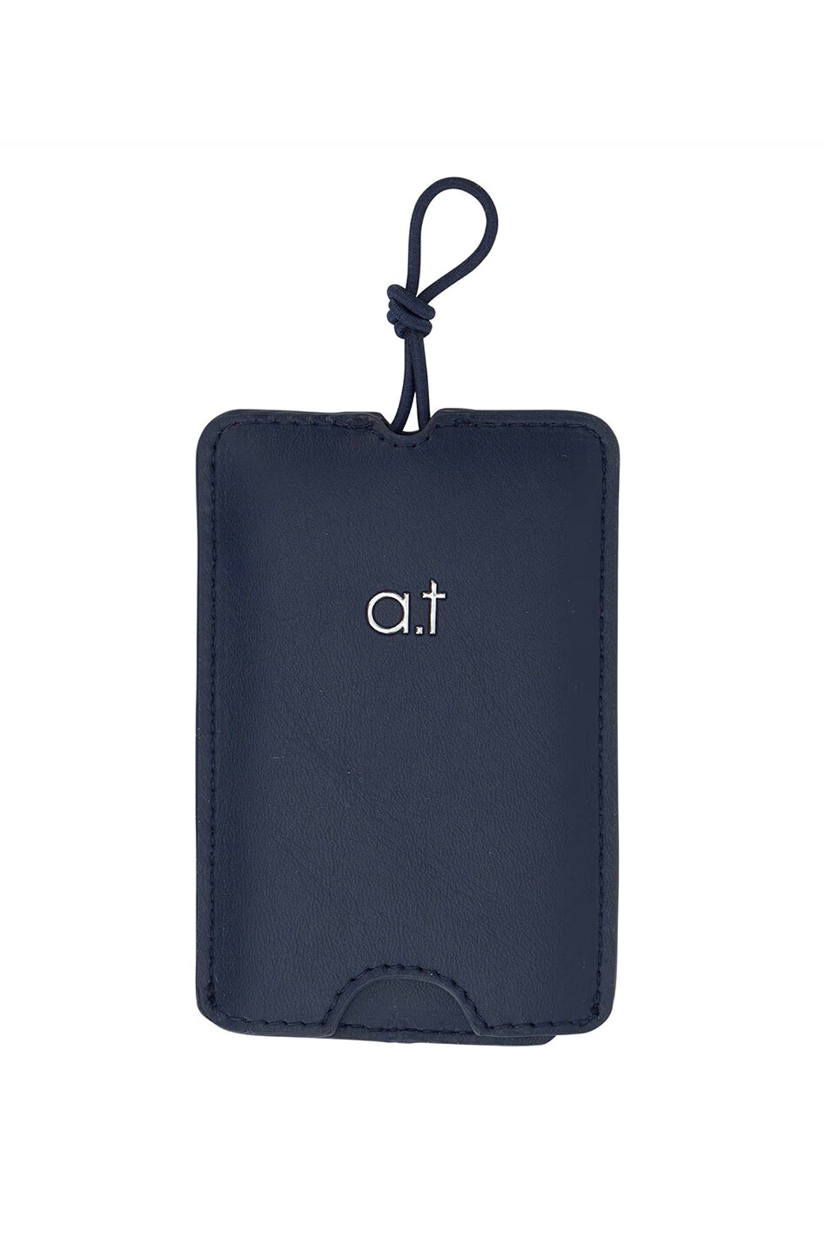 Stripe Luggage Tag Navy