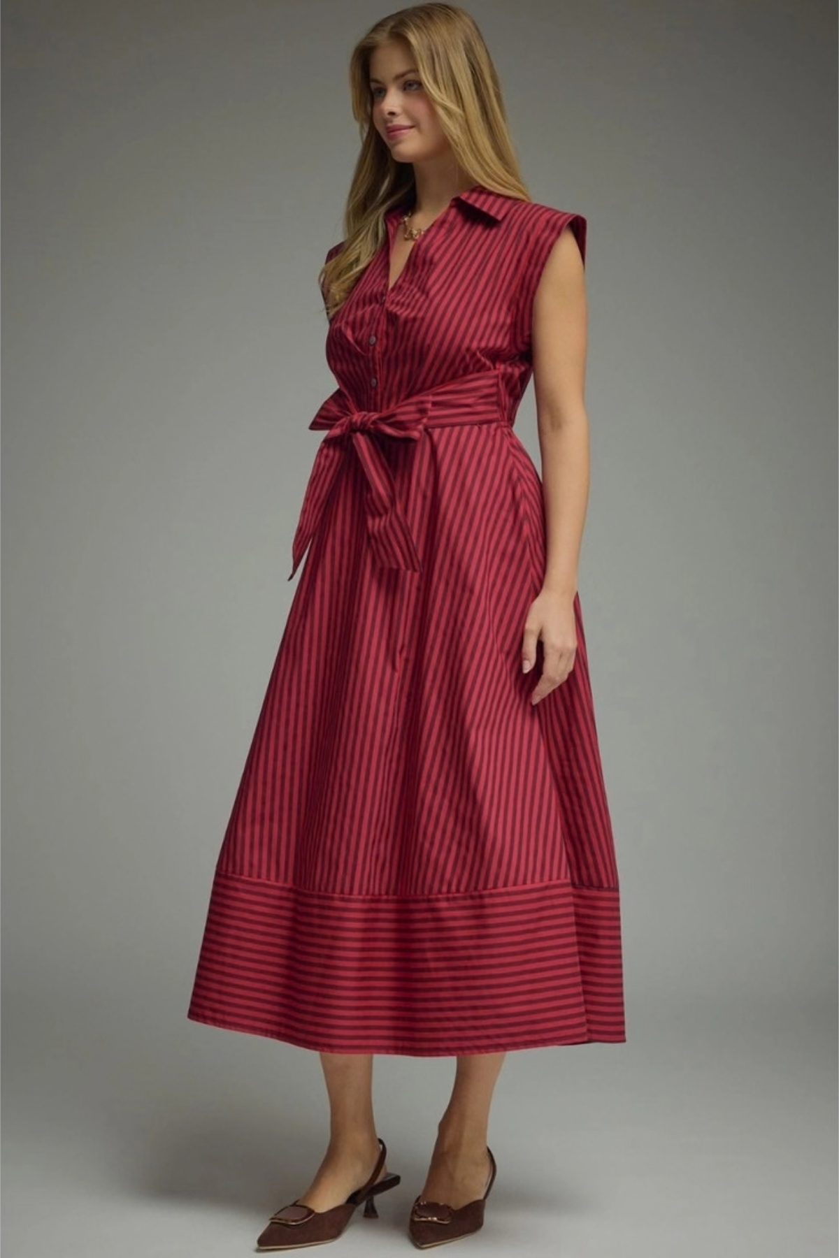 The Merlot Bow Midi
