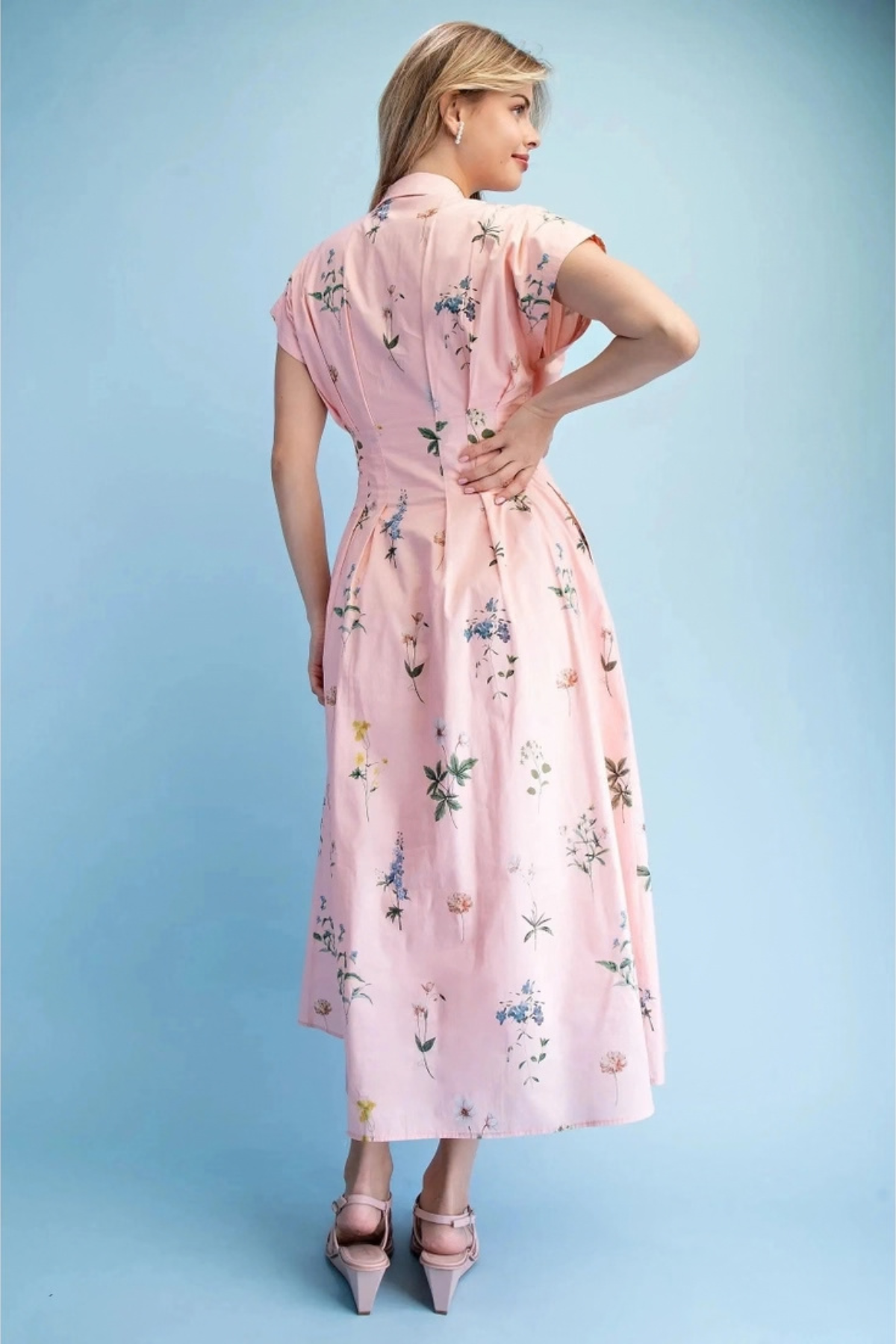 Wildflower Meadow Midi Pink