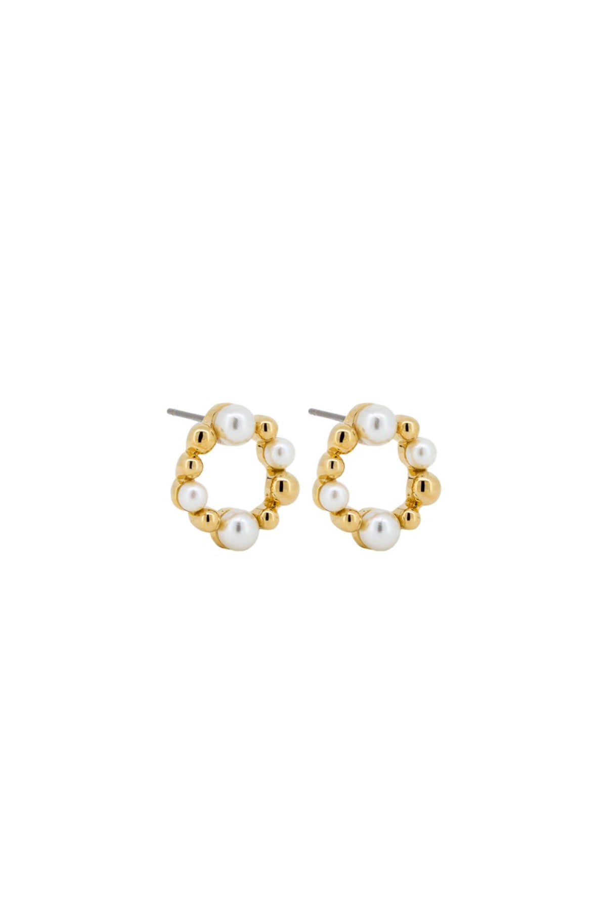 Gold And Pearl Anna Earring