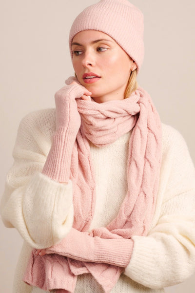 Blush Recycled Knit Beanie