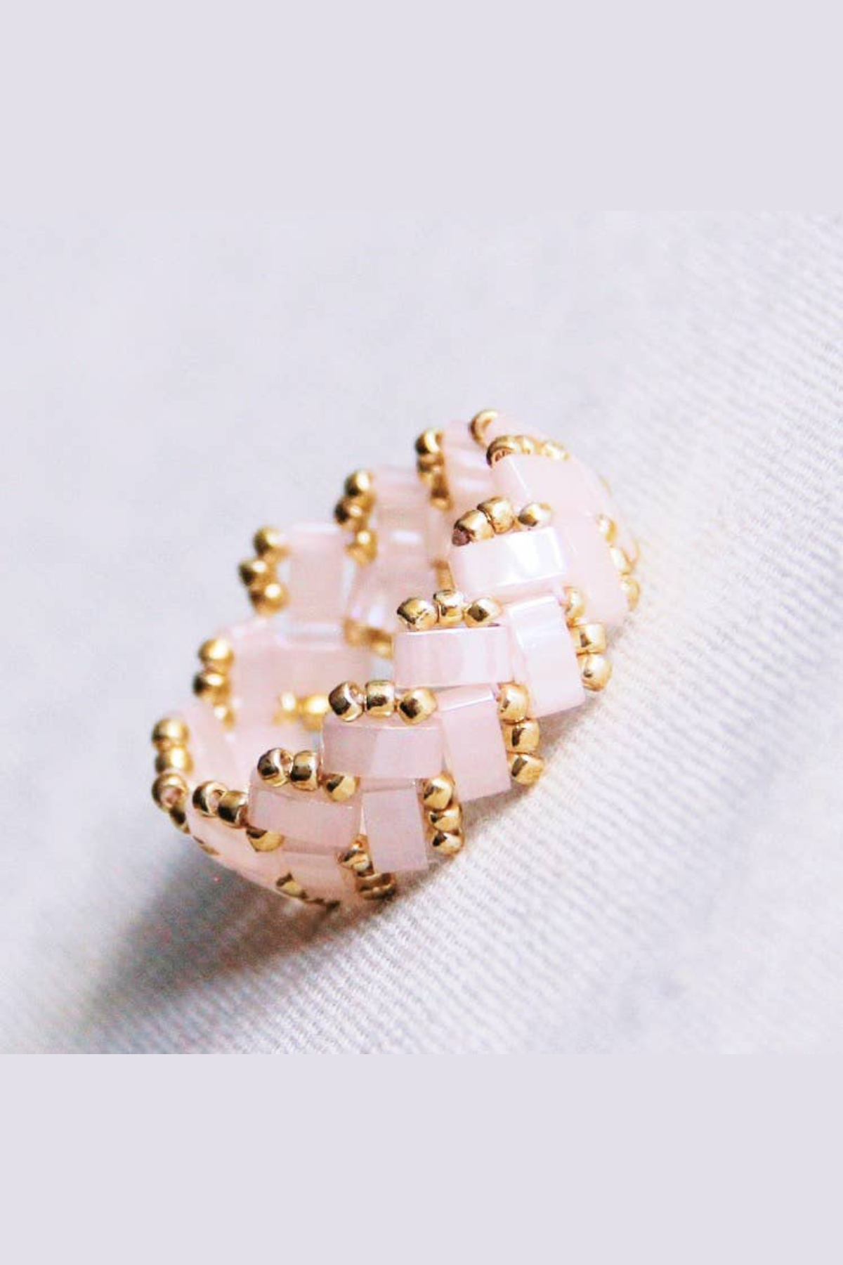 Tilabead Ring Pink Gold