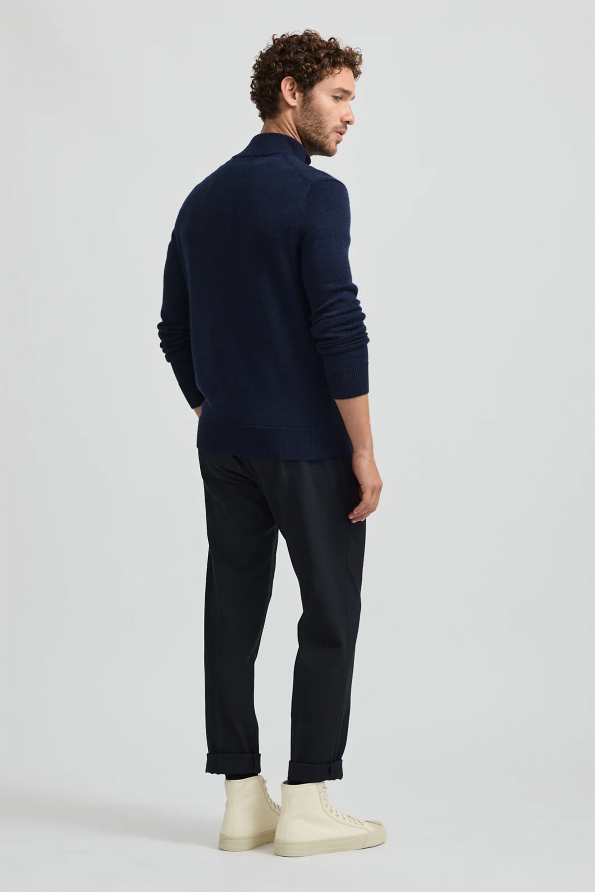Trademark Half Zip Jumper Navy