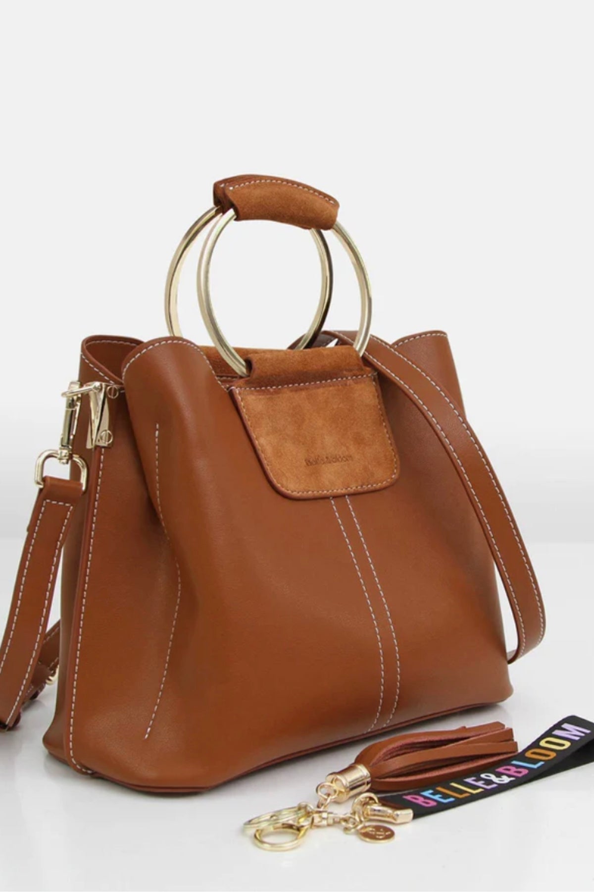 Twilight Leather Cross-Body Bag Brown