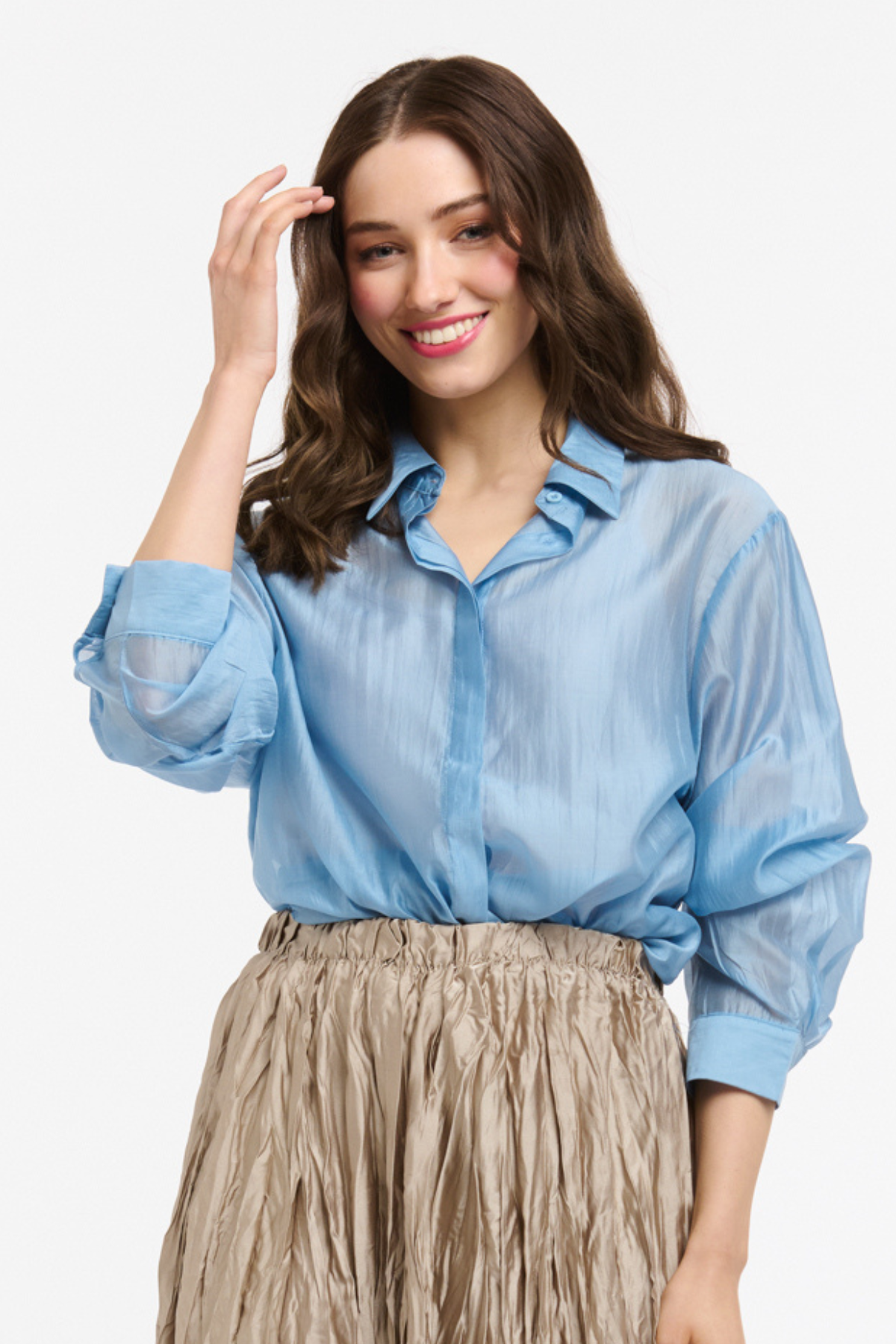 Chiffon Blouse Blue