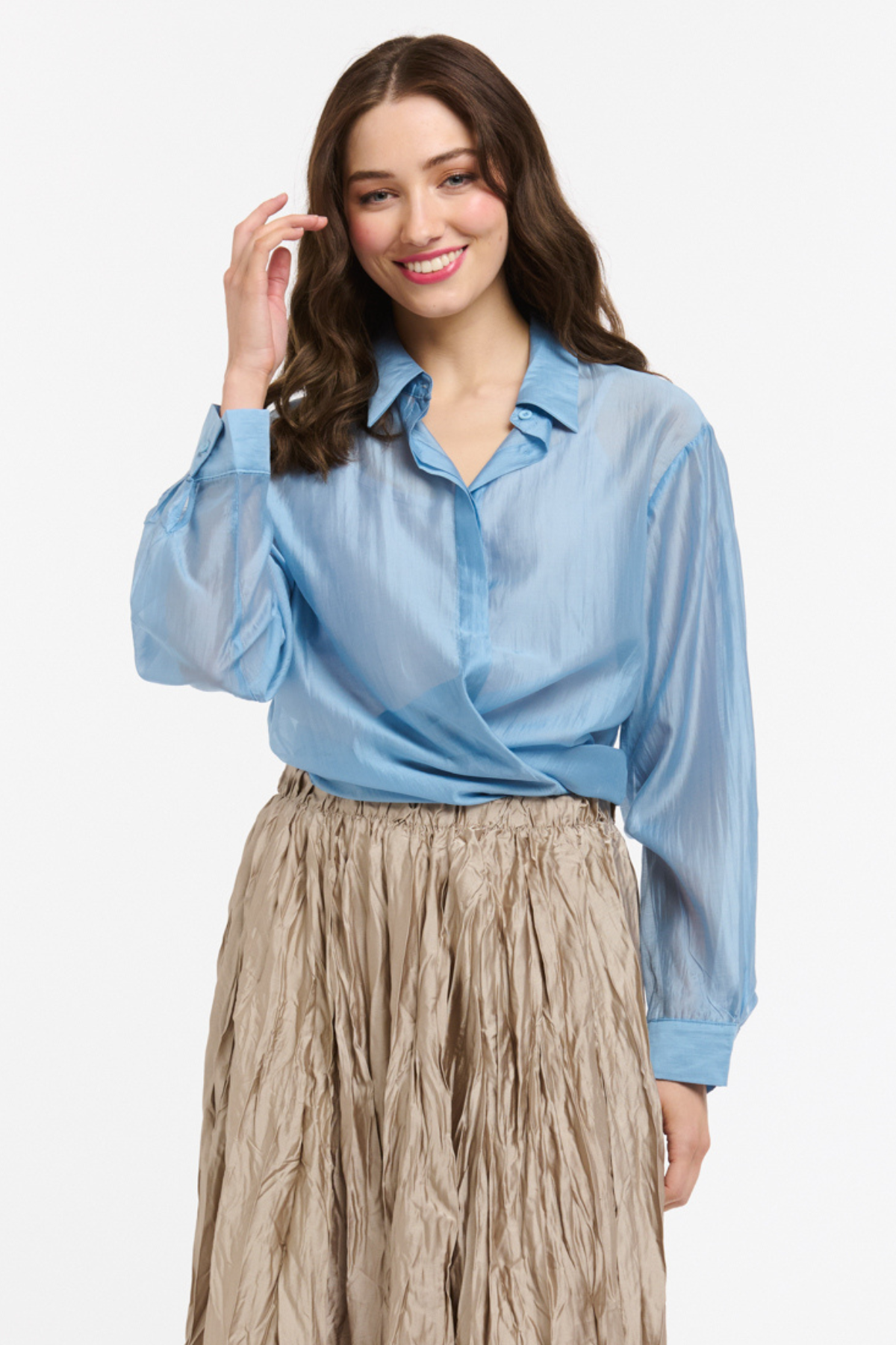 Chiffon Blouse Blue