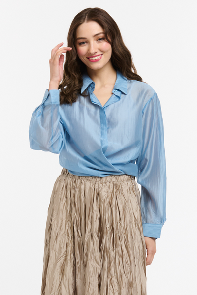 Chiffon Blouse Blue