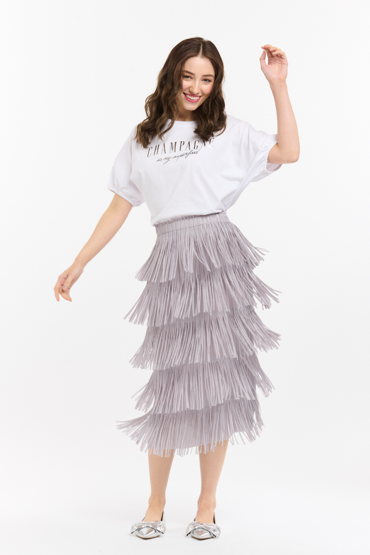 Spritz & Sparkle Tee Silver