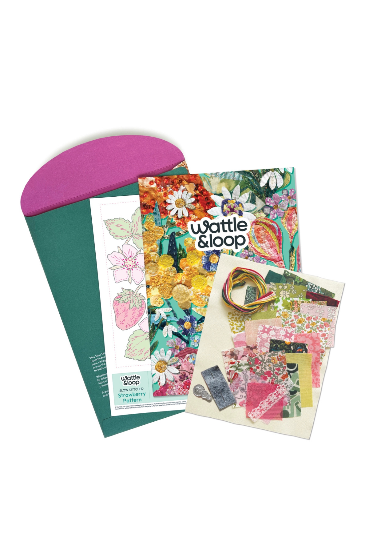 Strawberry Slow Stitching Kit