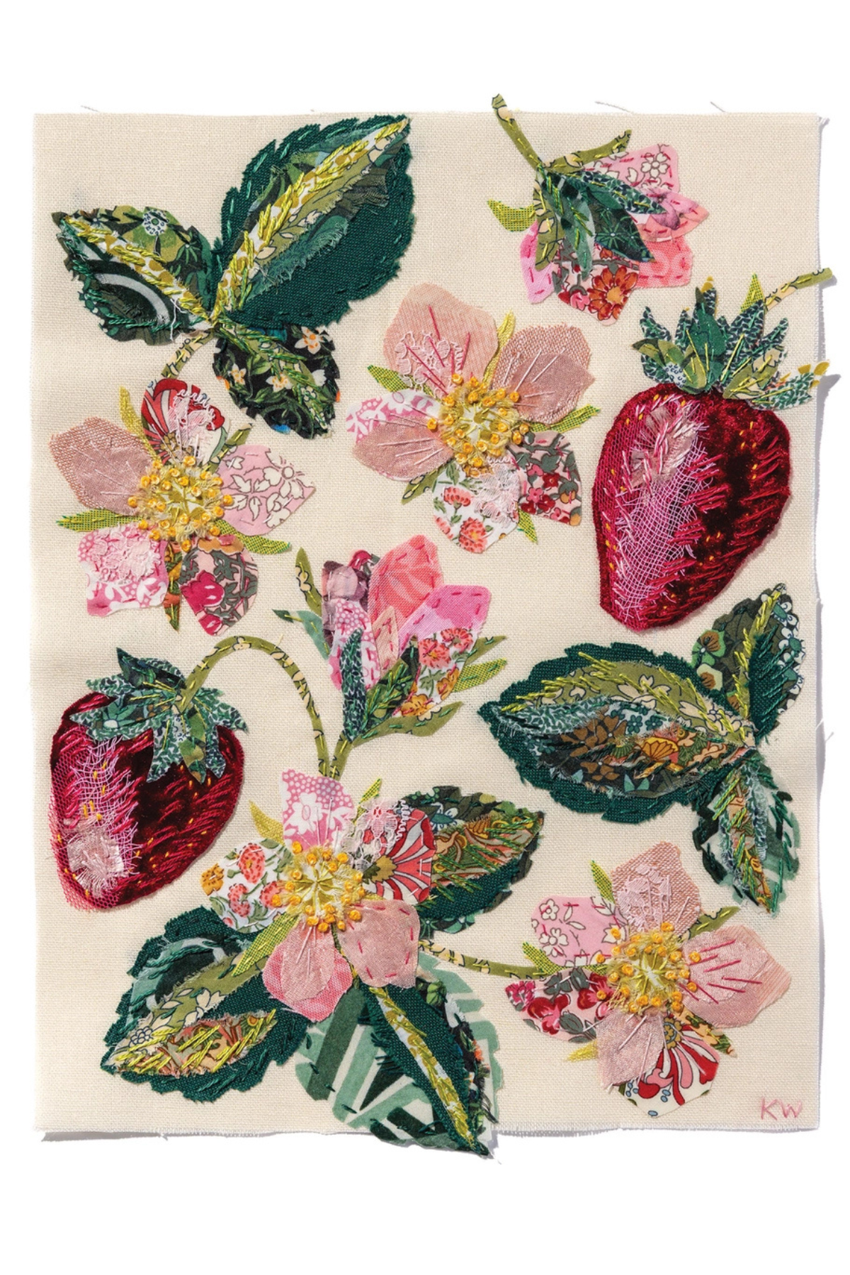 Strawberry Slow Stitching Kit