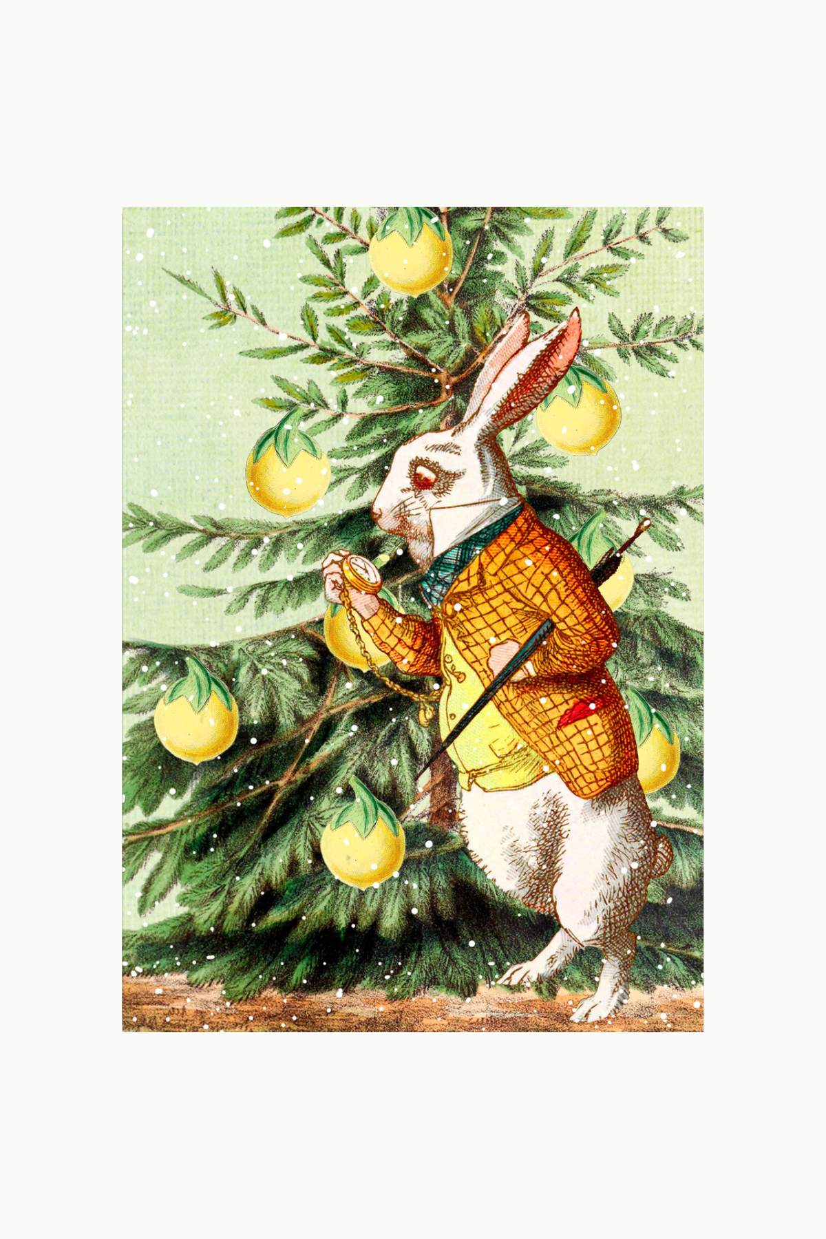 White Rabbit & Christmas Tree